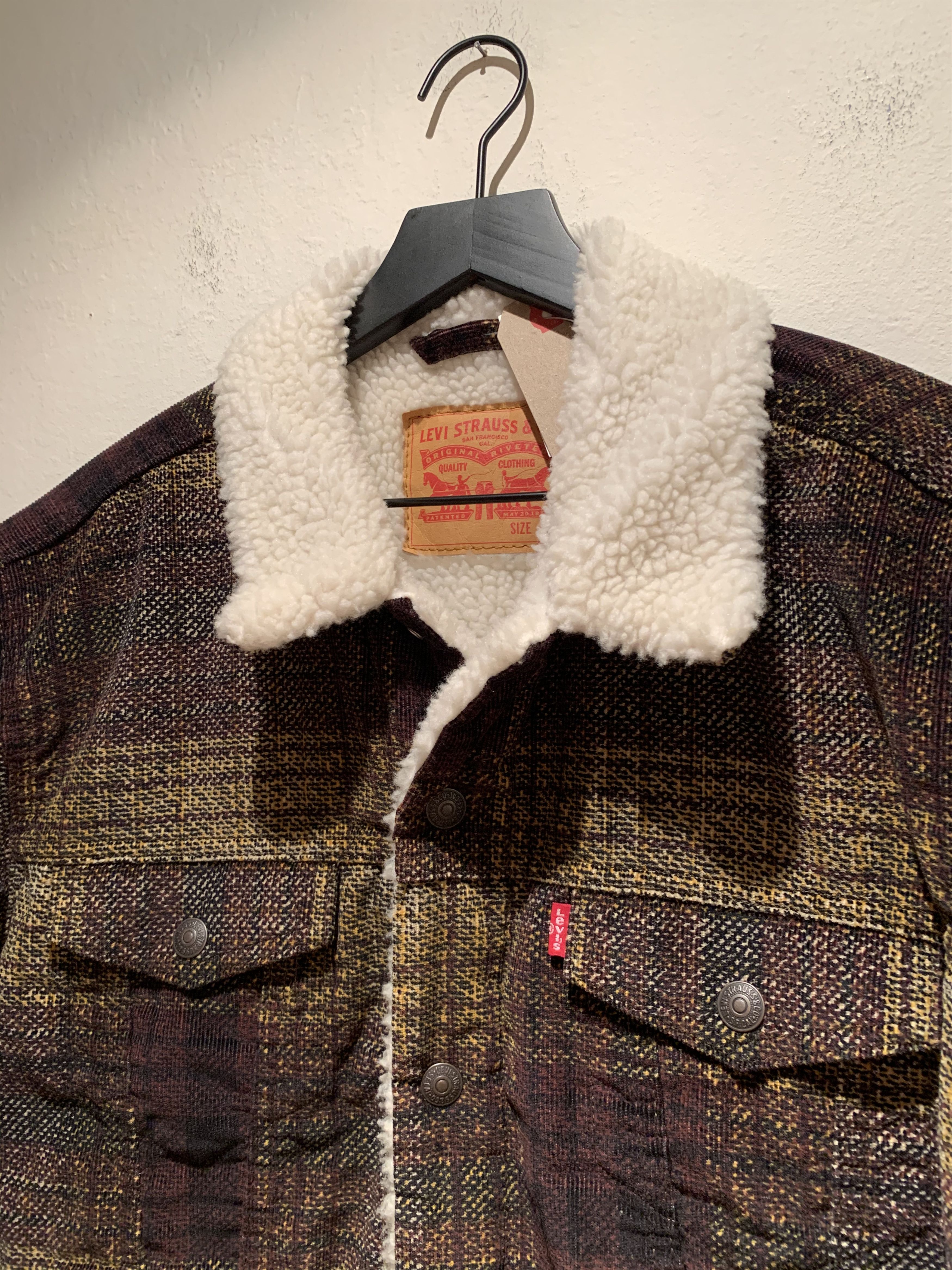Designer × Levi's × Levi's Vintage Clothing *RARE* New Levi’s Lined Plaid Winter Sherpa Jacket - M & L Size US M / EU 48-50 / 2 - 2 Thumbnail