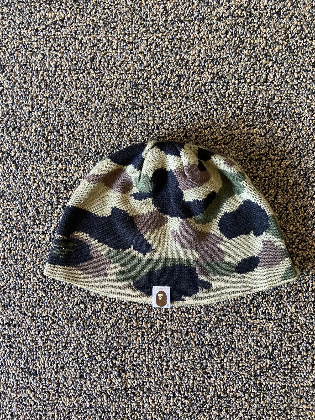 image of Bape OG Camo Beanie, Men's
