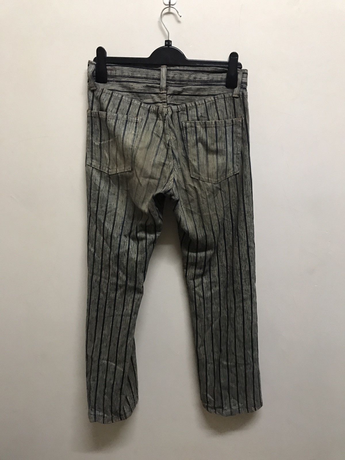 Kapital JAPAN BRAND BLUE WAY STRIPE PANTS RARE Size US 30 / EU 46 - 2 Thumbnail