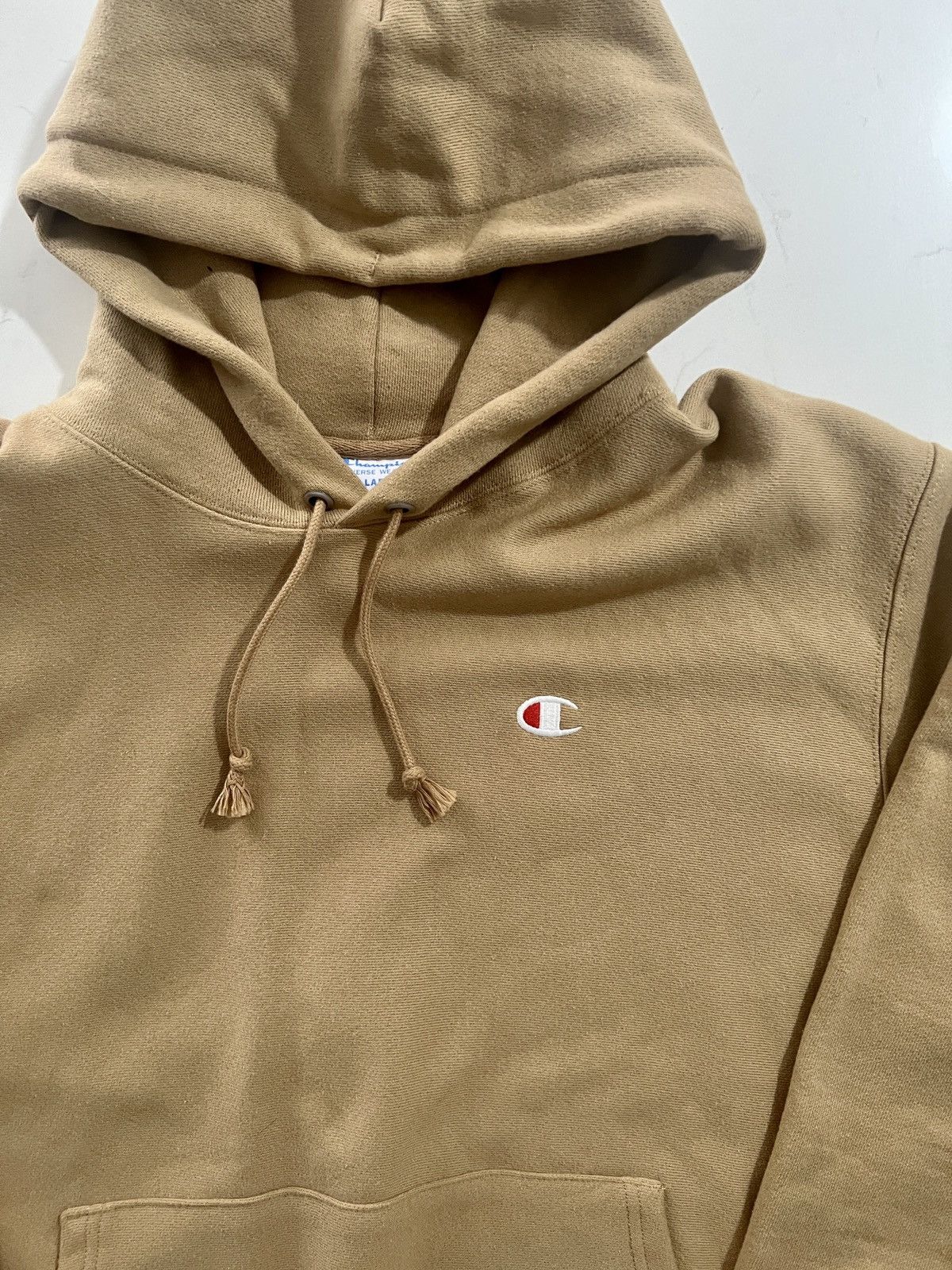 Champion Champion Reverse Weave Hoodie Taupe Grailed