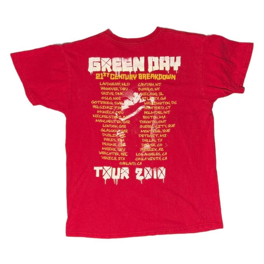 Delta Green Day 2010 21st Century Breakdown Tour Tee Size US M / EU 48-50 / 2 - 2 Preview