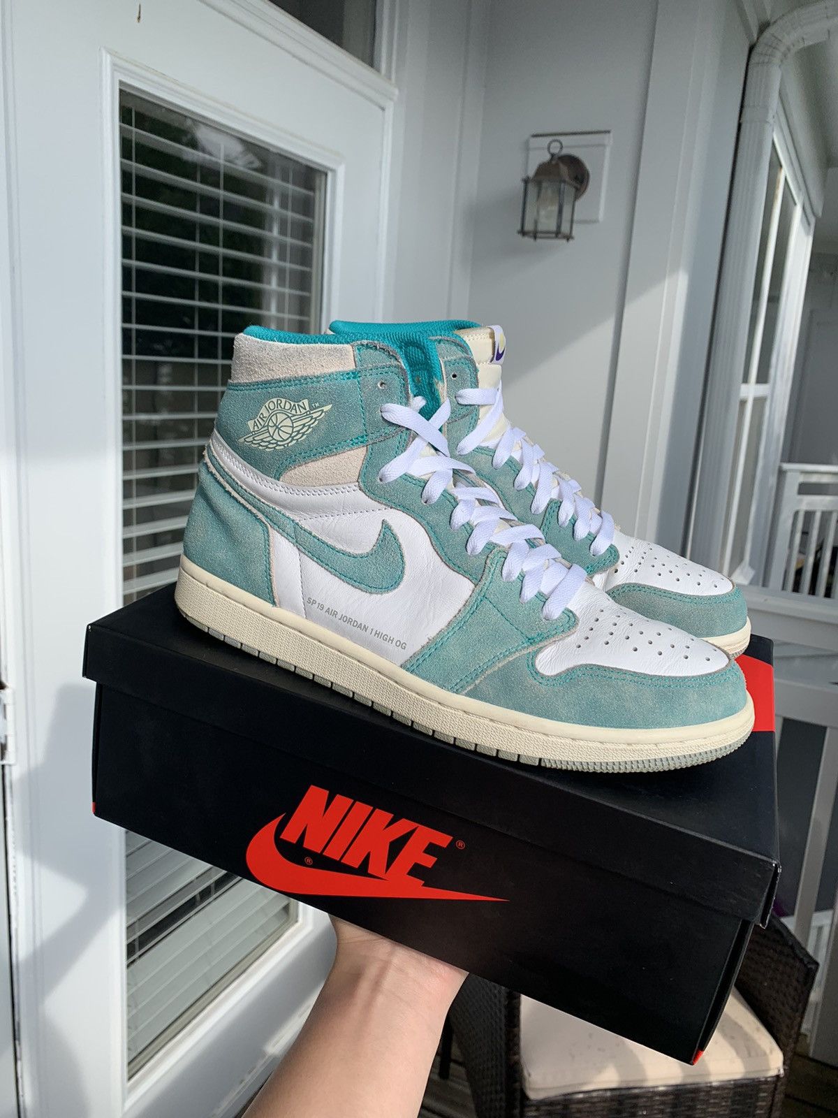 air jordan 1 turbo green size 9