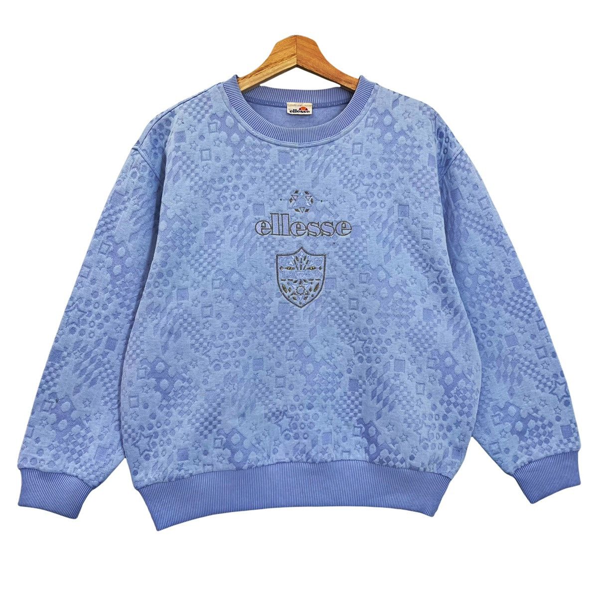 Ellesse 90’s Ellesse Big Logo Embroidered Crewneck Sweatshirt Size S Size US S / EU 44-46 / 1 - 1 Thumbnail