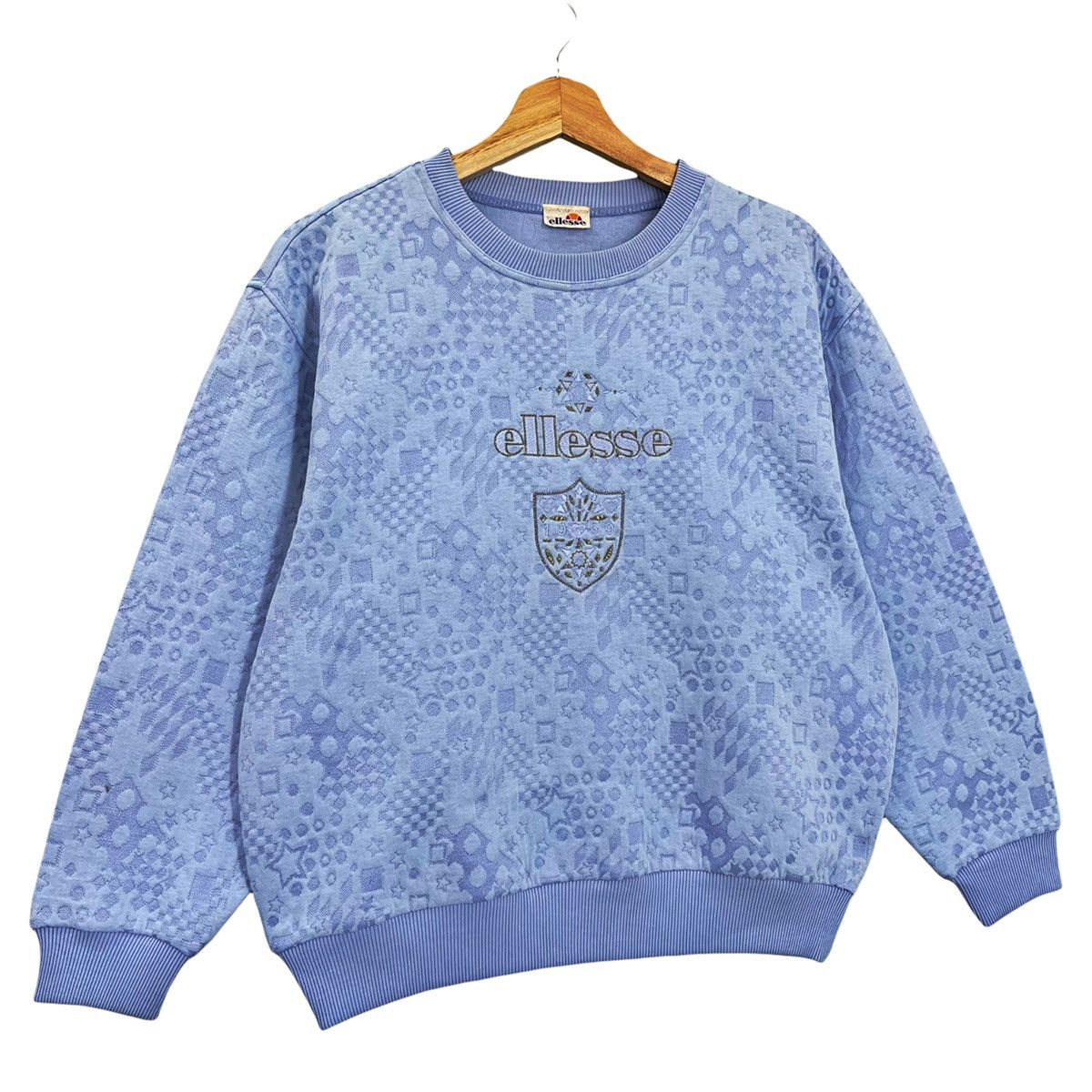 Ellesse 90’s Ellesse Big Logo Embroidered Crewneck Sweatshirt Size S Size US S / EU 44-46 / 1 - 2 Thumbnail