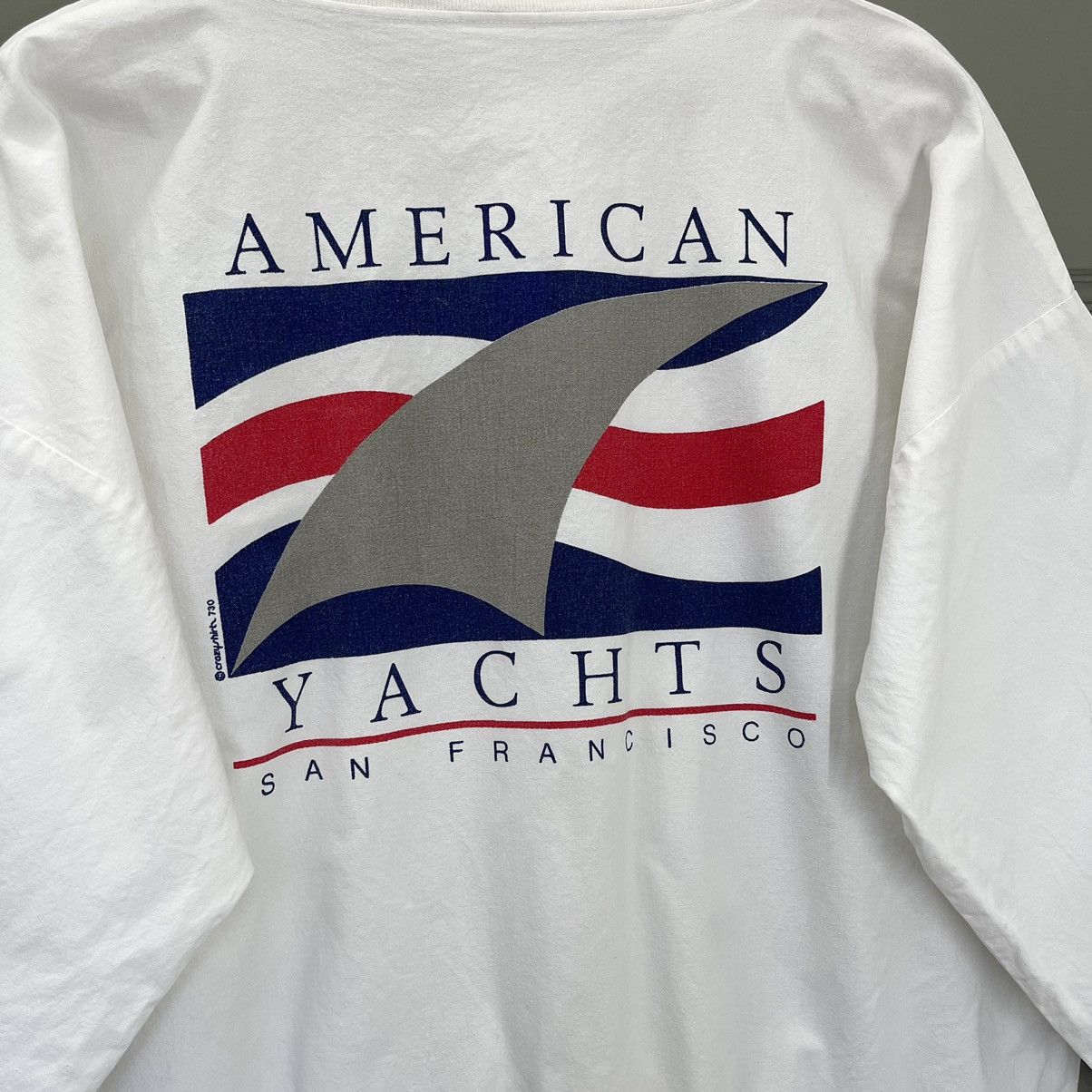 Japanese Brand Vintage 90’s America Yachts Crewneck Sweatshirt Oversize S Size US S / EU 44-46 / 1 - 4 Thumbnail