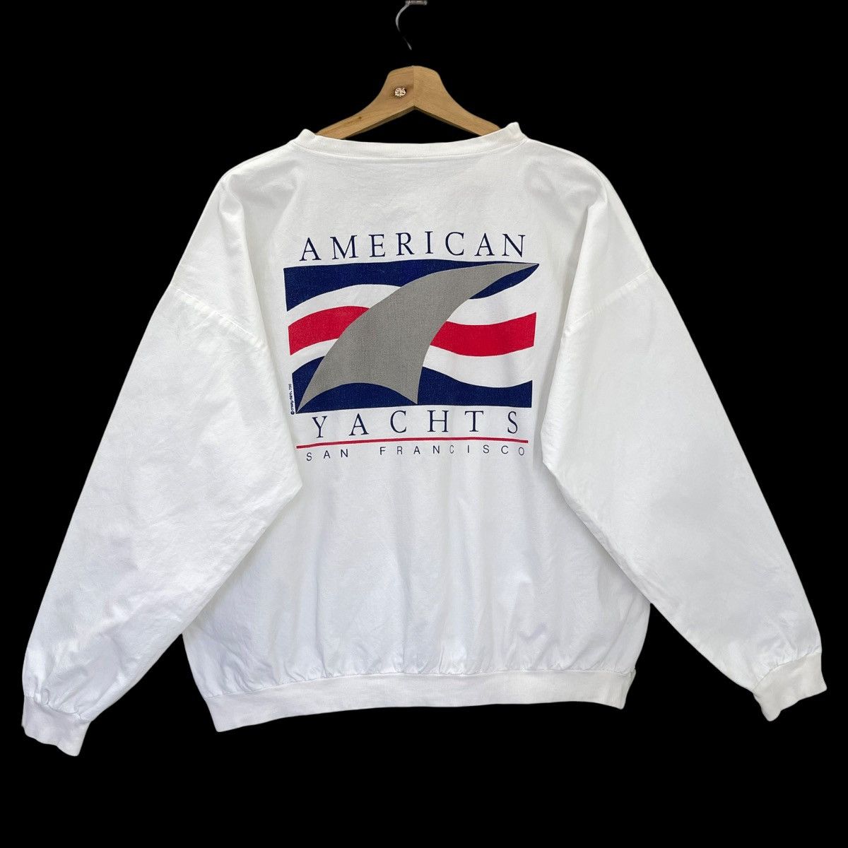 Japanese Brand Vintage 90’s America Yachts Crewneck Sweatshirt Oversize S Size US S / EU 44-46 / 1 - 1 Thumbnail