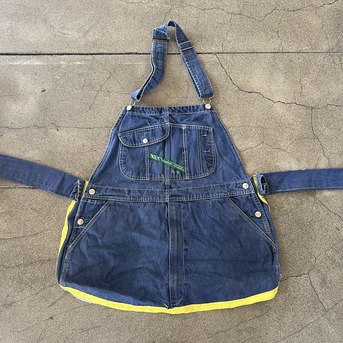 Vintage Vintage key overalls transformed into an apron | Grailed