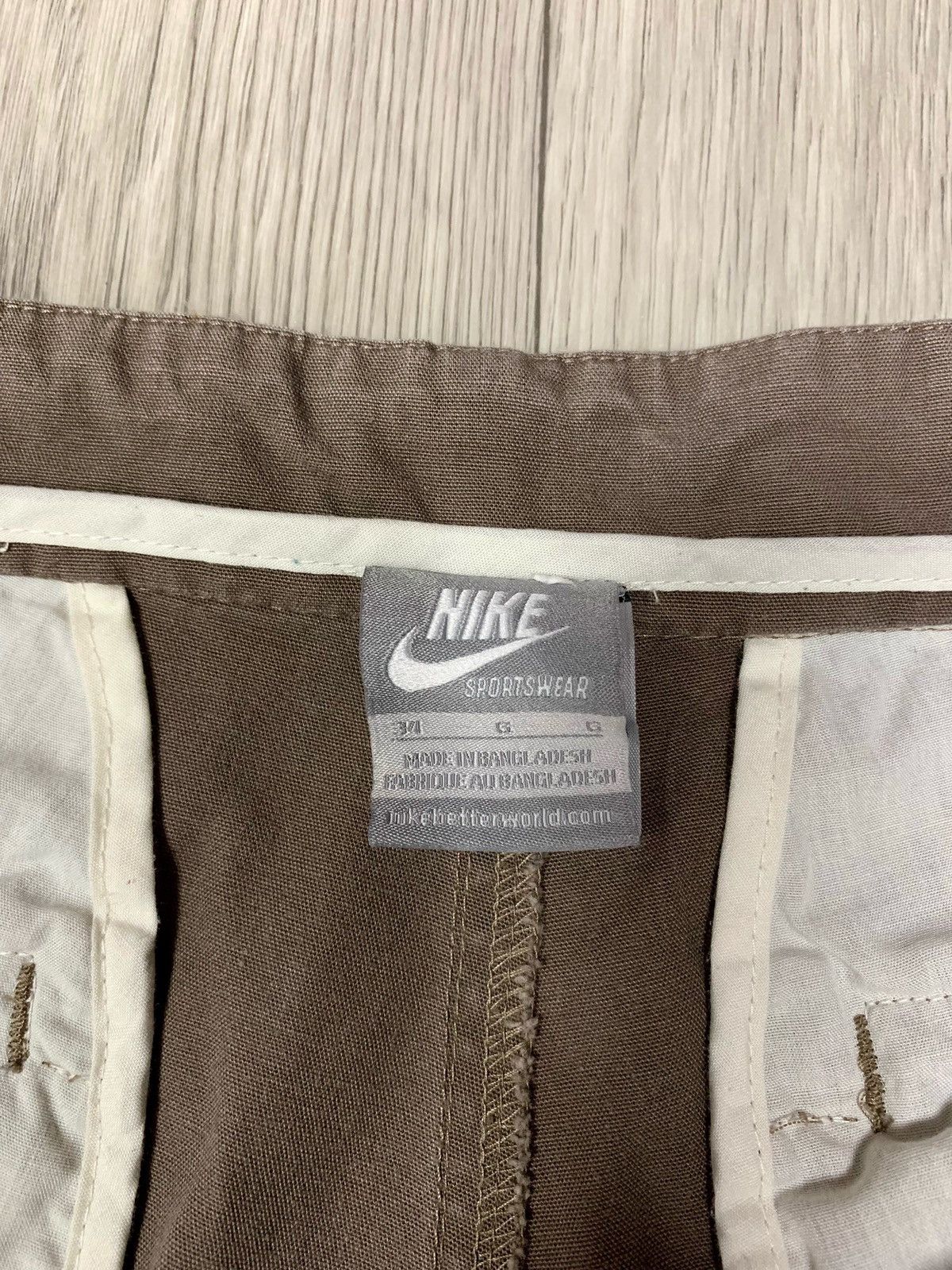 Nike × Vintage Nike vintage with zip pocket pants Size US 34 / EU 50 - 7 Thumbnail