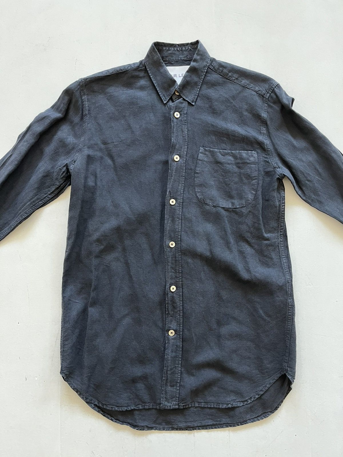 Our Legacy Black linen cotton button up Size US S / EU 44-46 / 1 - 1 Thumbnail
