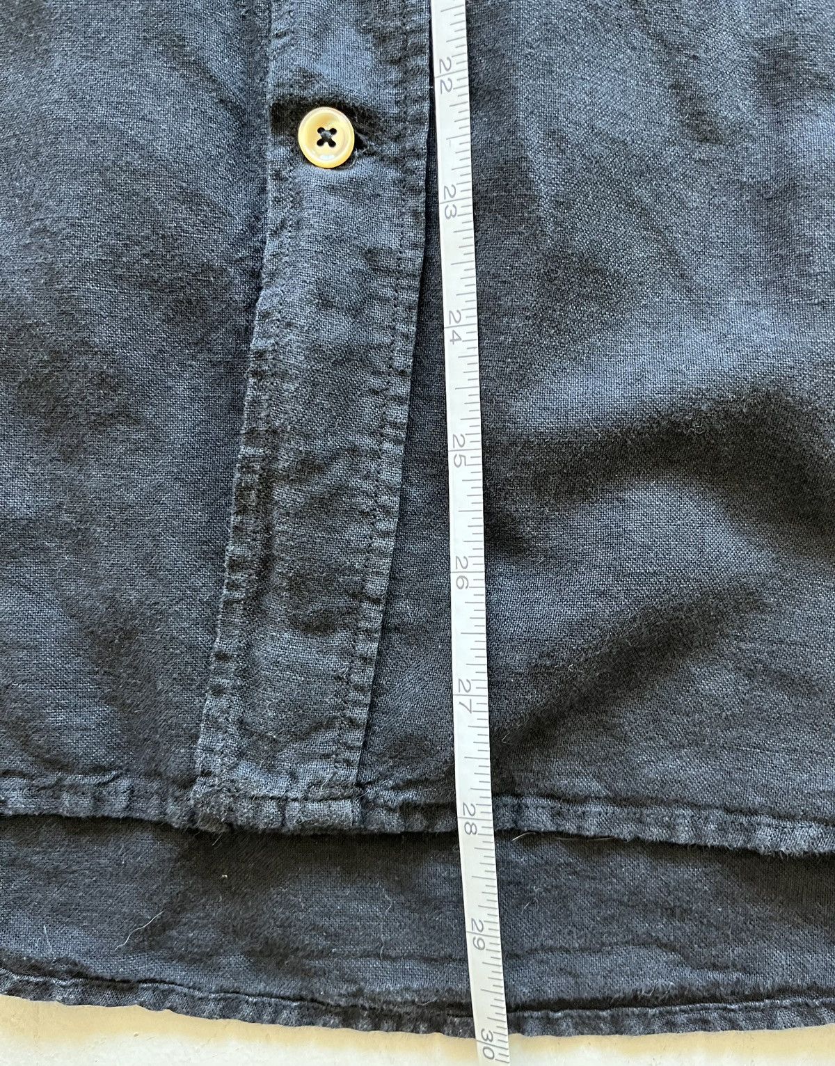 Our Legacy Black linen cotton button up Size US S / EU 44-46 / 1 - 8 Thumbnail
