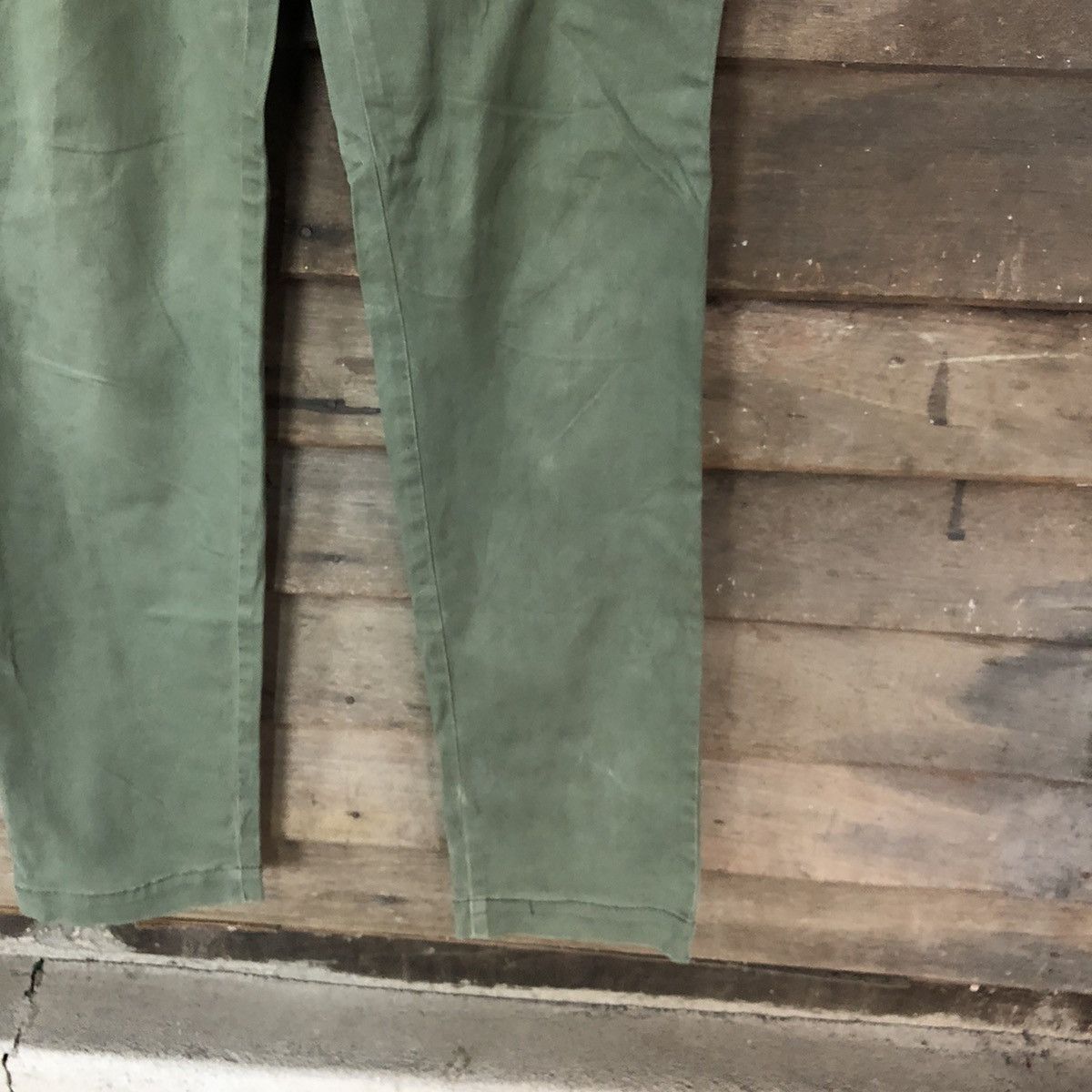Japanese Brand Uniqlo Green multi pocket utility Cargo Pants #4032 Size US 30 / EU 46 - 9 Thumbnail
