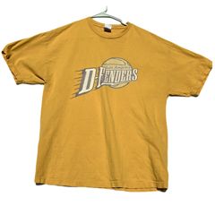 Vintage Lakers Champions 2000 T-shirt NBA Stedman Hanes Size L USA