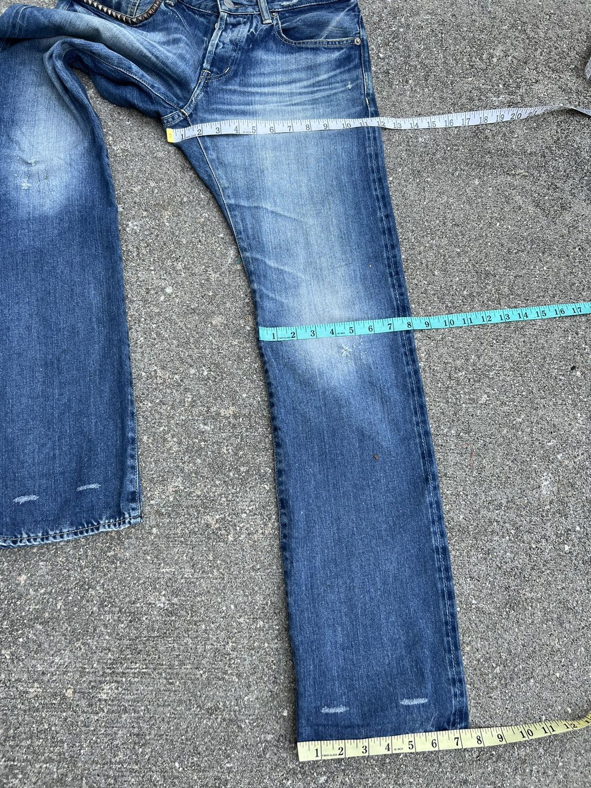 Hysteric Glamour Vintage Hysteric Glamour Japan Distress Denim Selvedge Jeans Size US 30 / EU 46 - 3 Thumbnail