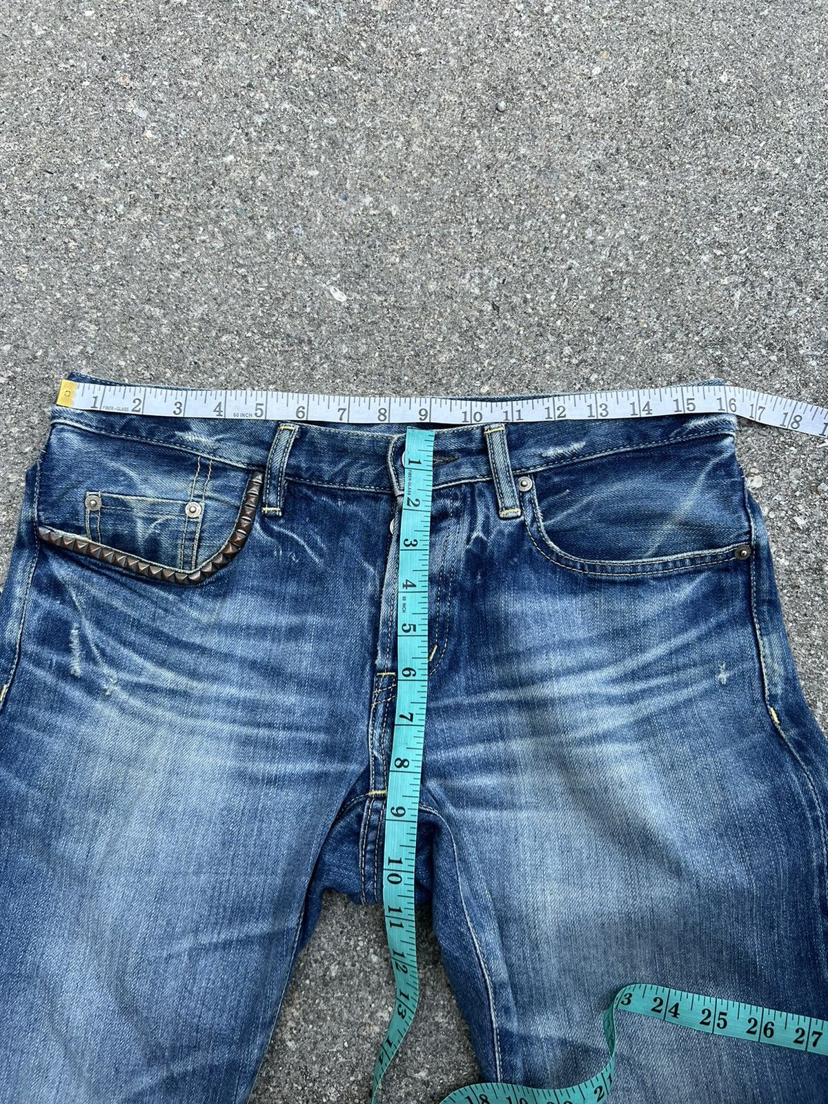 Hysteric Glamour Vintage Hysteric Glamour Japan Distress Denim Selvedge Jeans Size US 30 / EU 46 - 2 Thumbnail