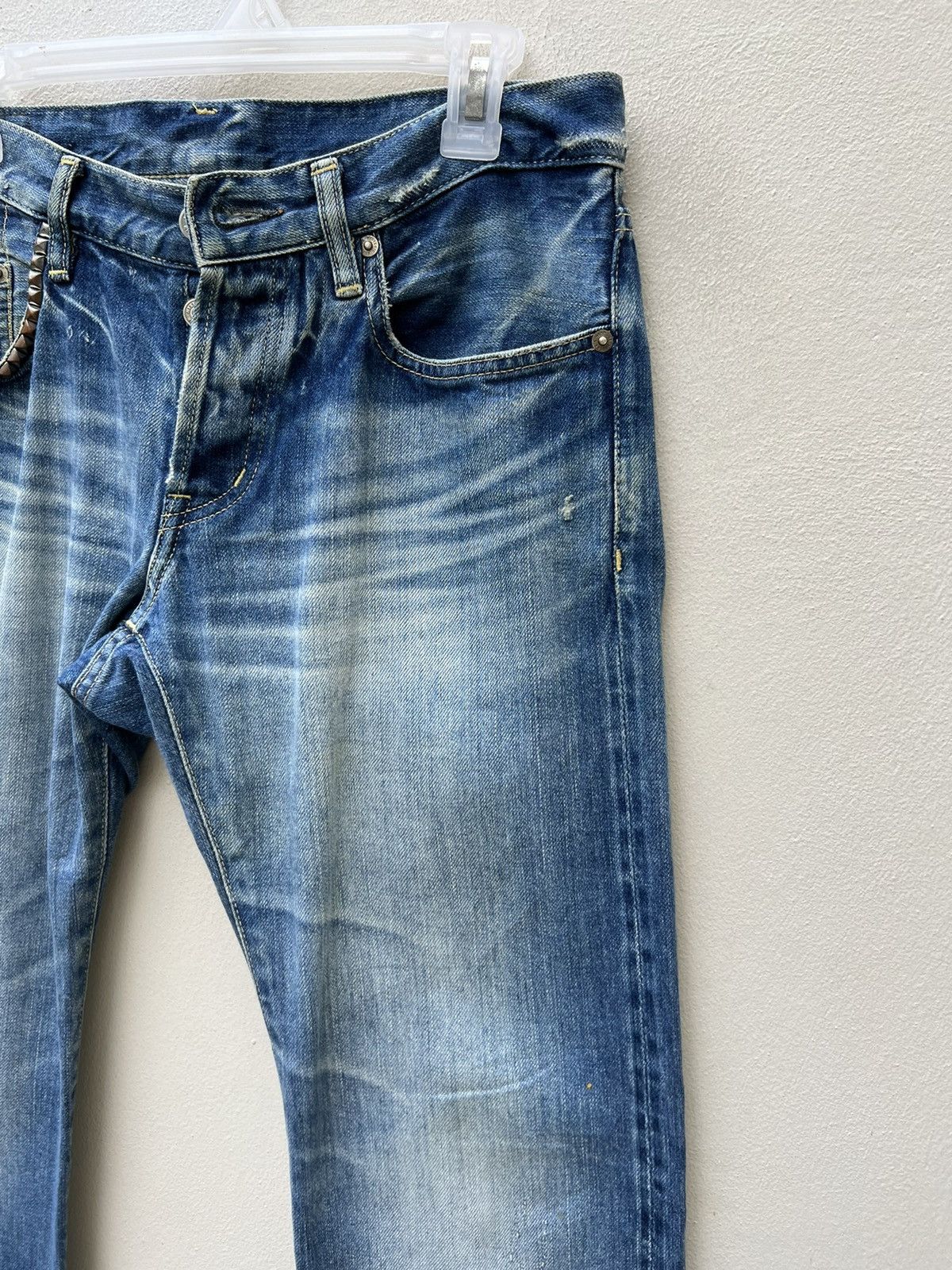 Hysteric Glamour Vintage Hysteric Glamour Japan Distress Denim Selvedge Jeans Size US 30 / EU 46 - 12 Thumbnail