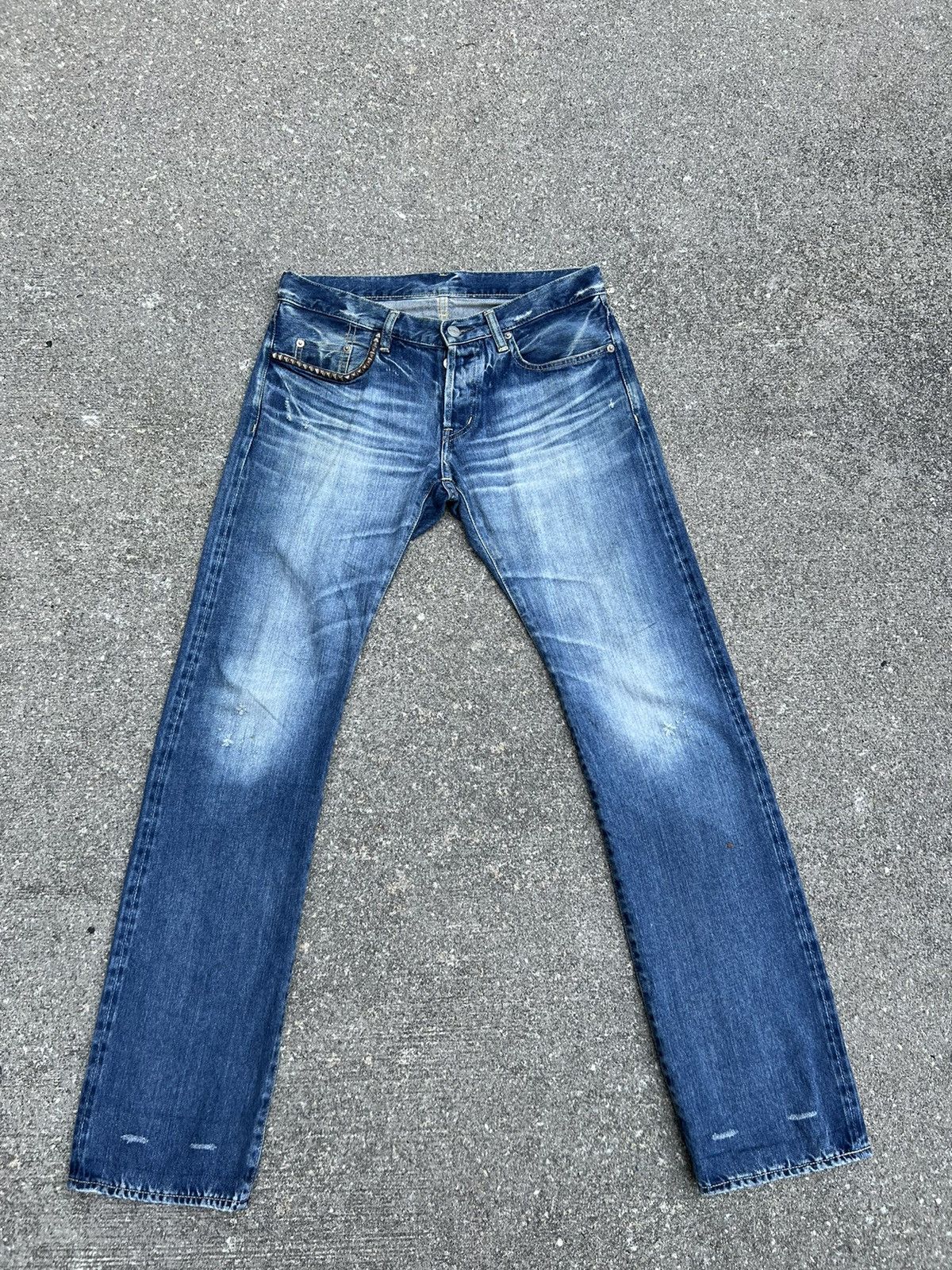 Hysteric Glamour Vintage Hysteric Glamour Japan Distress Denim Selvedge Jeans Size US 30 / EU 46 - 1 Thumbnail