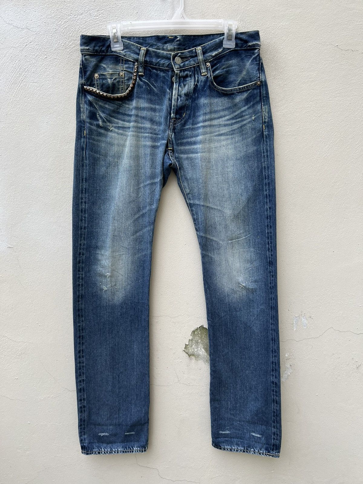 Hysteric Glamour Vintage Hysteric Glamour Japan Distress Denim Selvedge Jeans Size US 30 / EU 46 - 6 Thumbnail