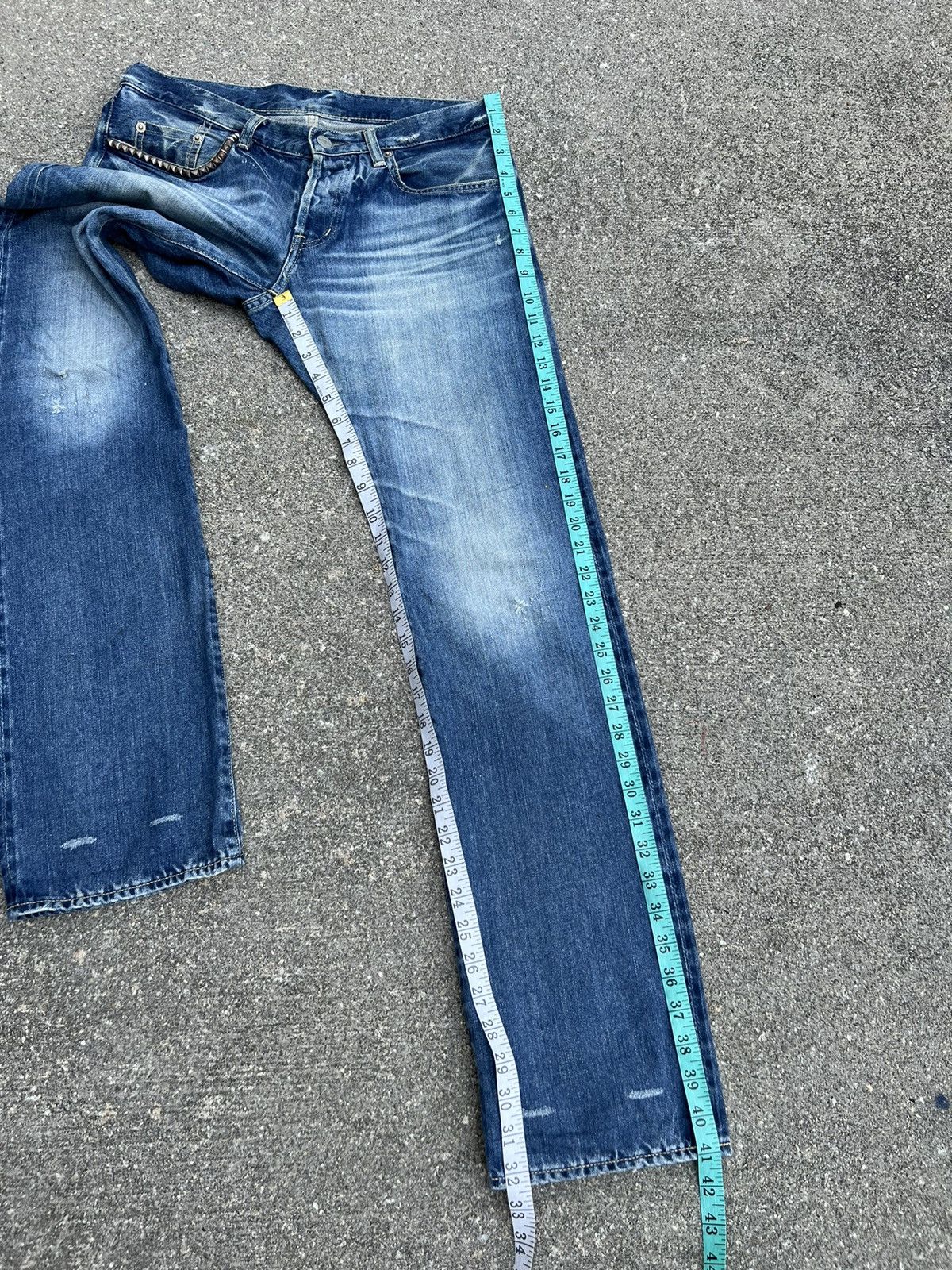 Hysteric Glamour Vintage Hysteric Glamour Japan Distress Denim Selvedge Jeans Size US 30 / EU 46 - 4 Thumbnail