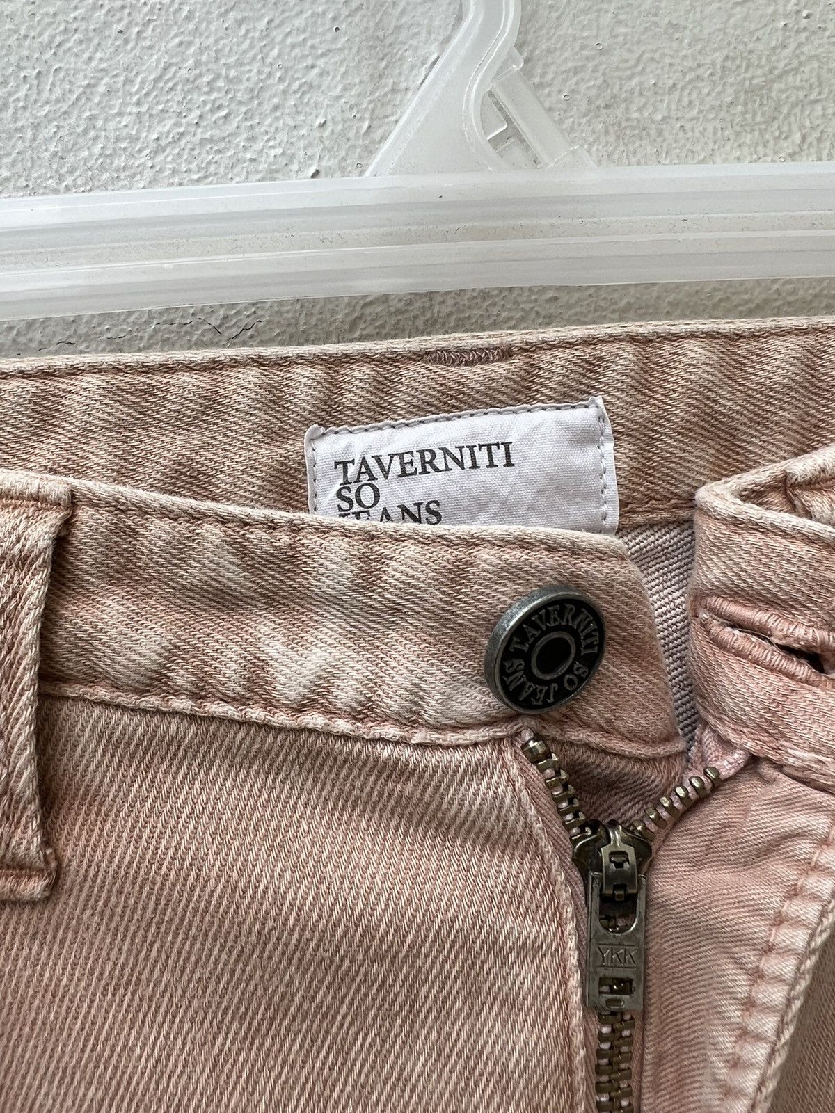 Jimmy Taverniti Taverniti So Jeans Distress Denim Stretch Lenny Jeans Size US 31 - 9 Thumbnail
