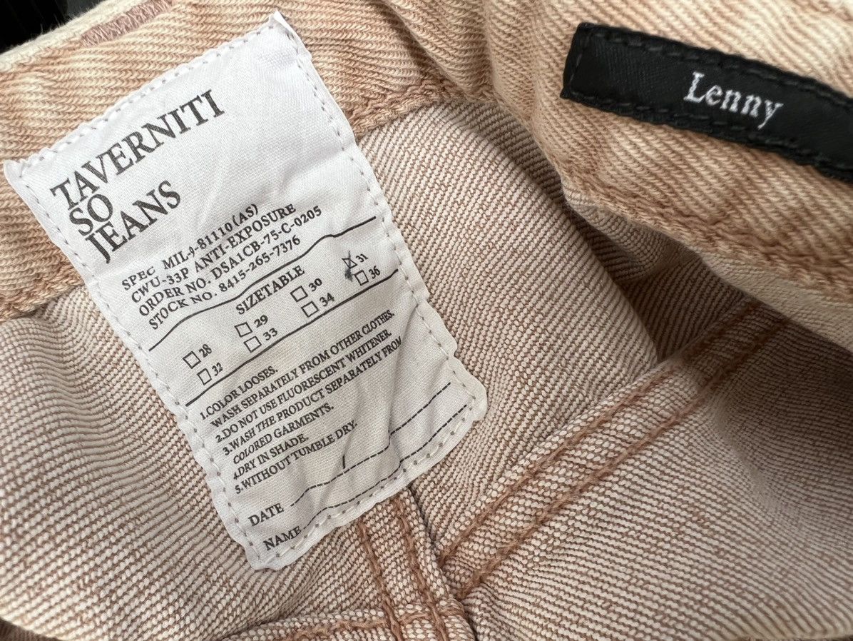 Jimmy Taverniti Taverniti So Jeans Distress Denim Stretch Lenny Jeans Size US 31 - 20 Thumbnail