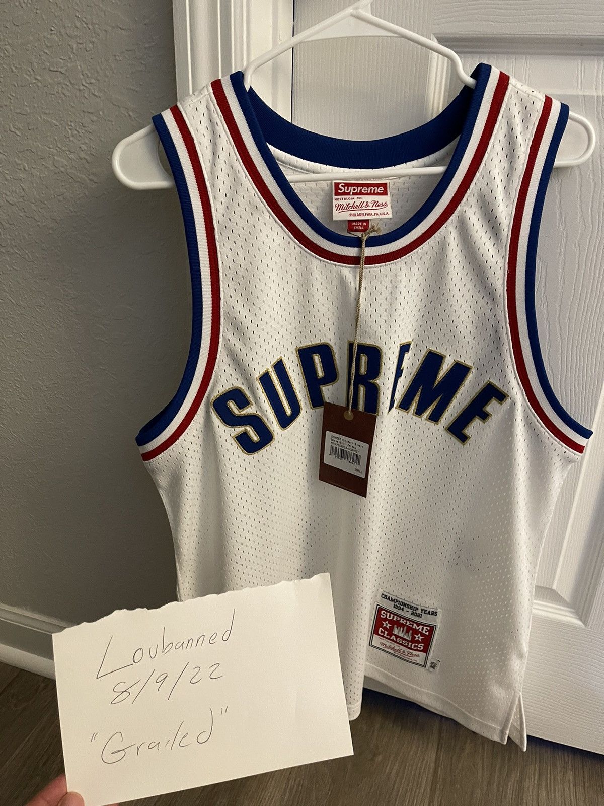 Supreme Mitchell&Ness Basketball Jersey