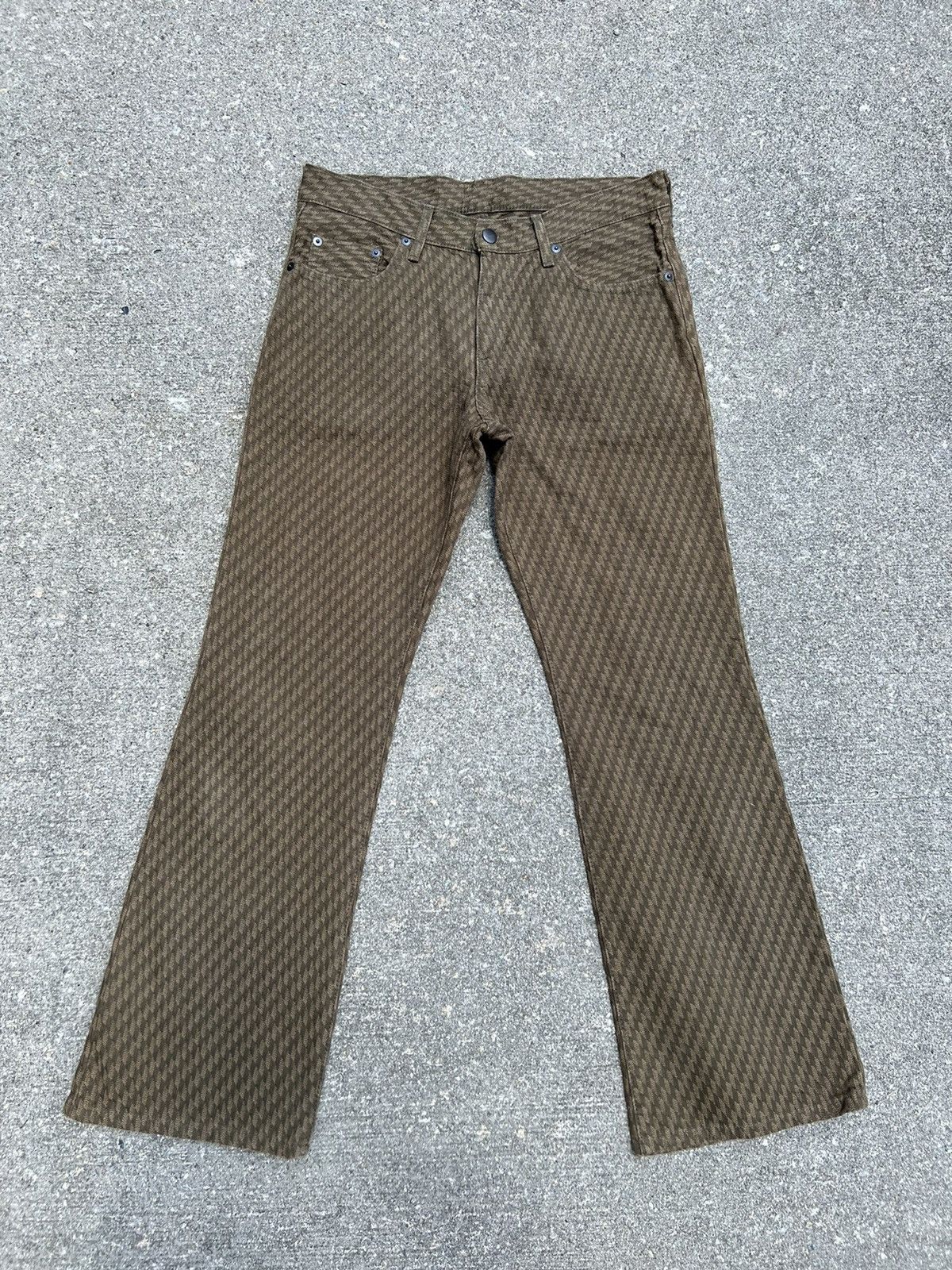 ABAHOUSE Vintage Abahouse Japan Psychedelic Flare Jeans Size US 30 / EU 46 - 1 Thumbnail
