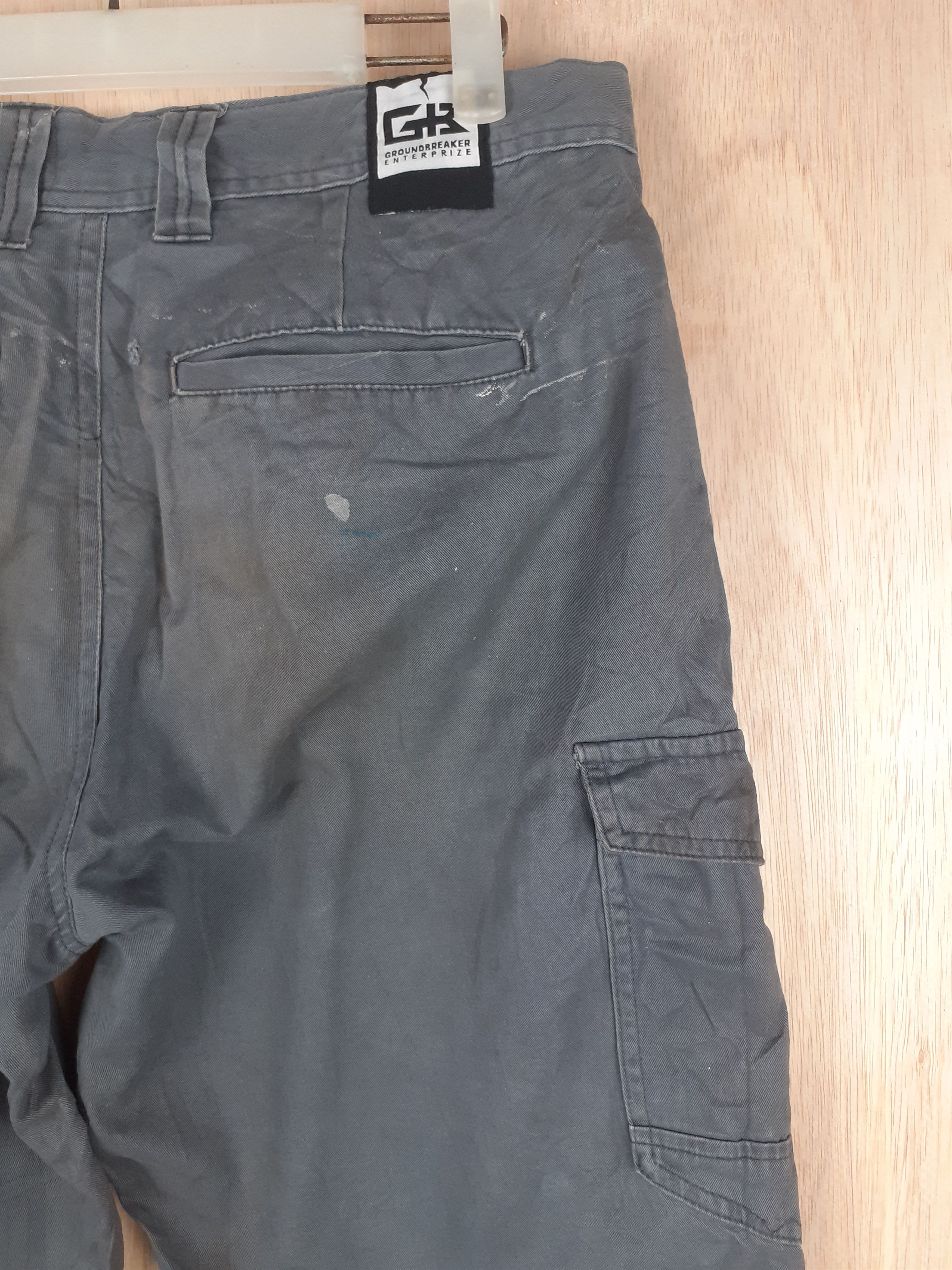GB × Japanese Brand GB (Ground Breaker) gray multi pocket cargo pant #S231 Size US 32 / EU 48 - 8 Thumbnail