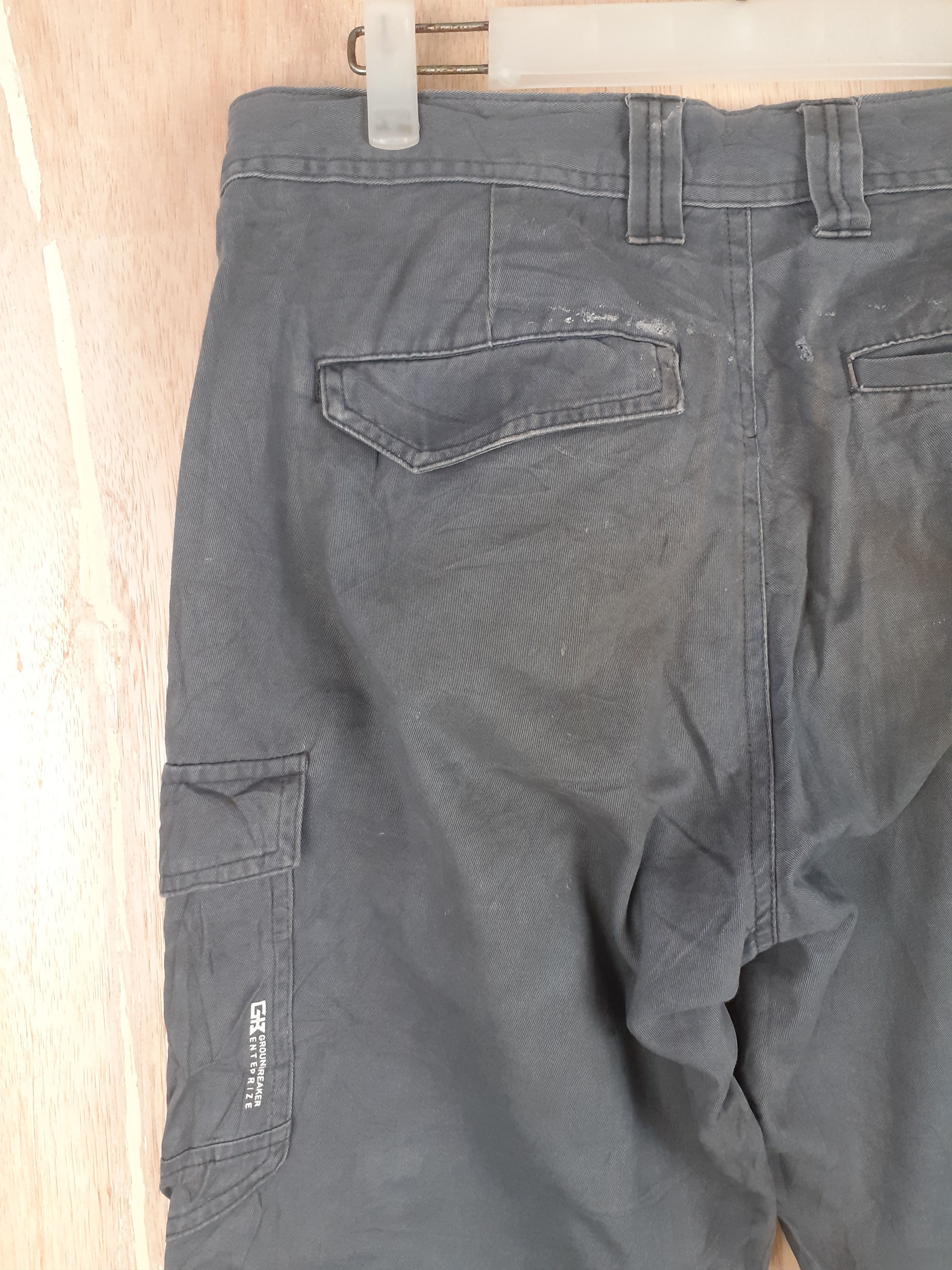 GB × Japanese Brand GB (Ground Breaker) gray multi pocket cargo pant #S231 Size US 32 / EU 48 - 9 Thumbnail