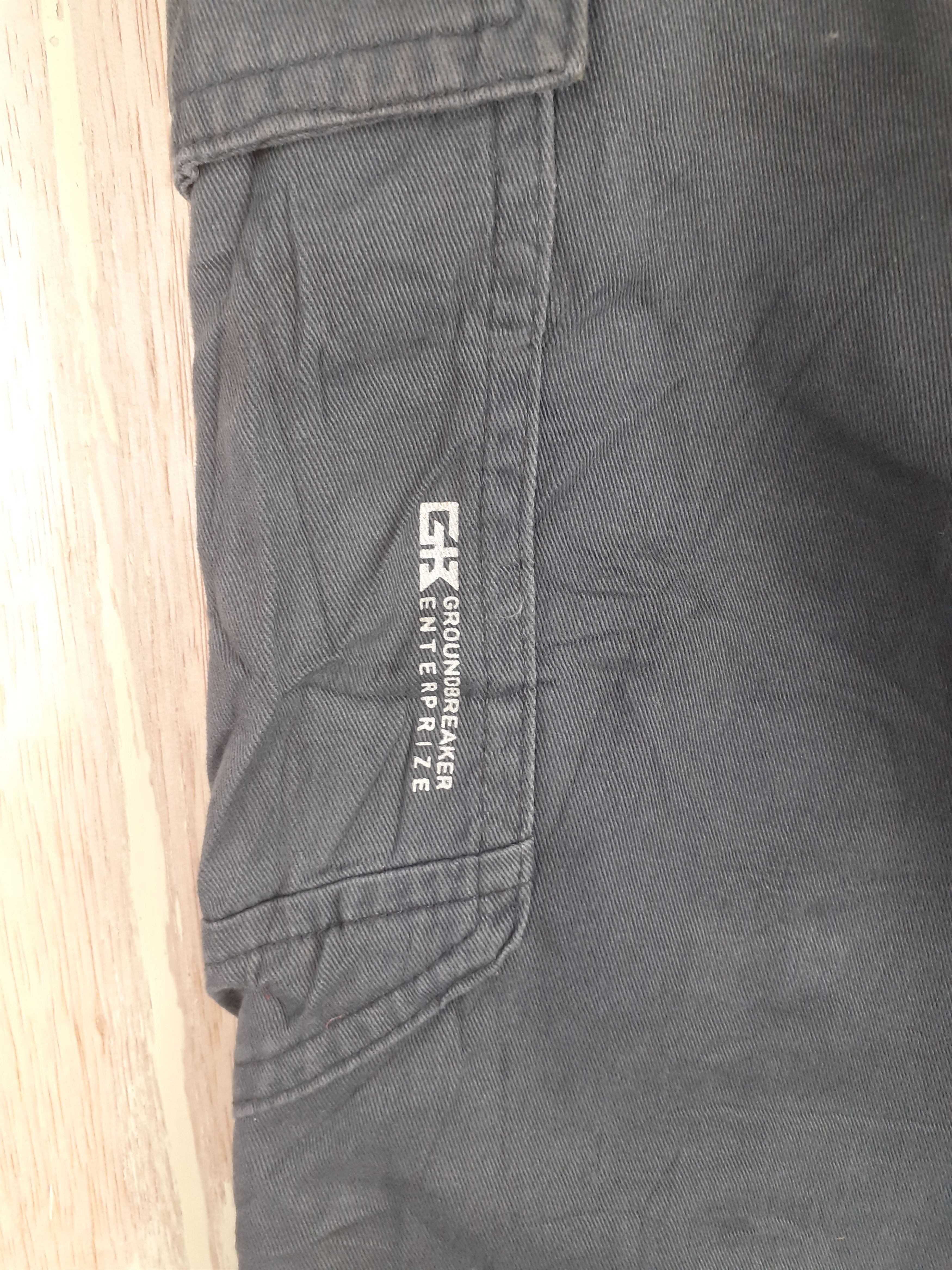 GB × Japanese Brand GB (Ground Breaker) gray multi pocket cargo pant #S231 Size US 32 / EU 48 - 7 Thumbnail
