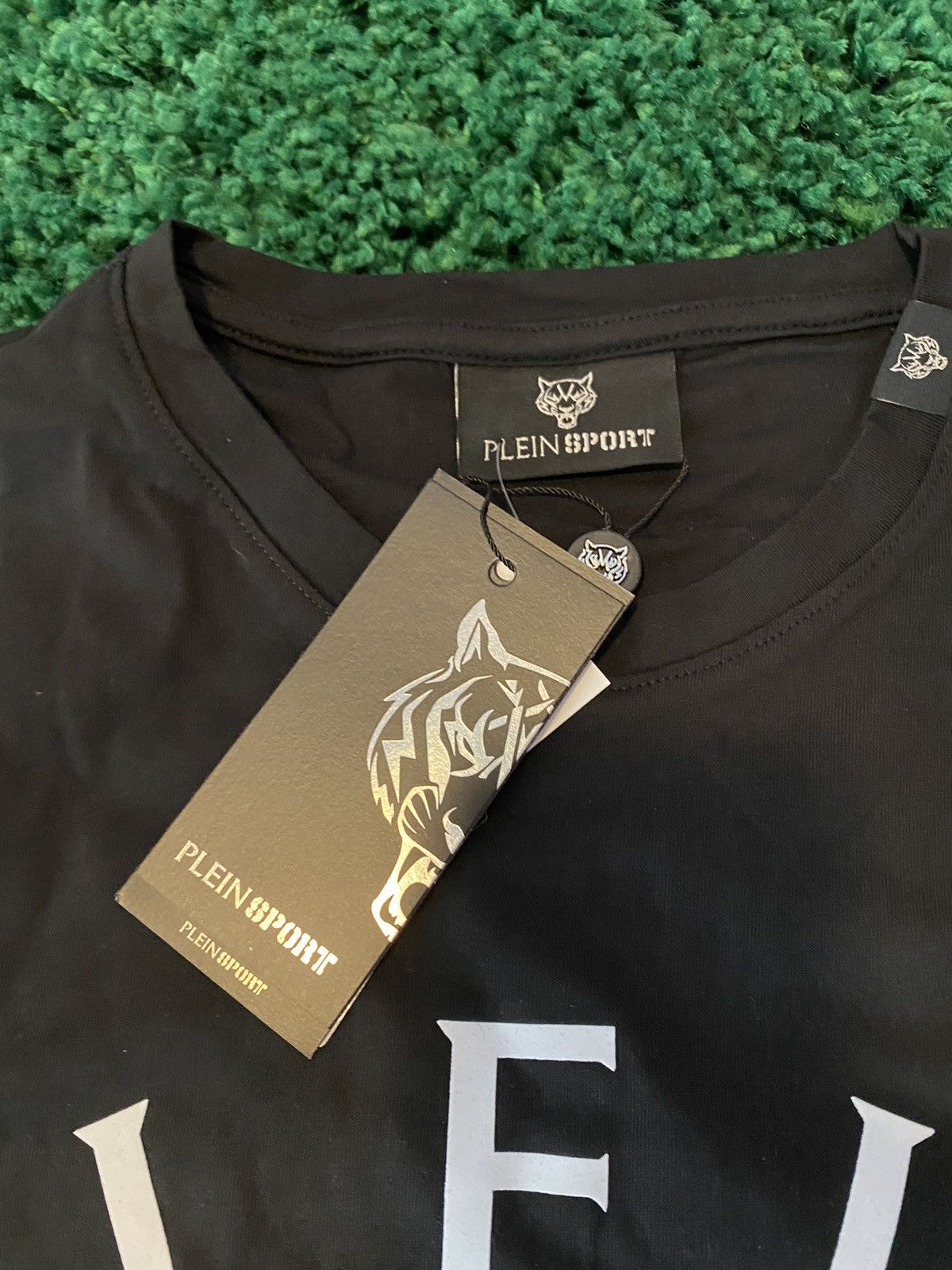 Philipp Plein Plein Sport Logo Tee Black Size US XL / EU 56 / 4 - 2 Thumbnail