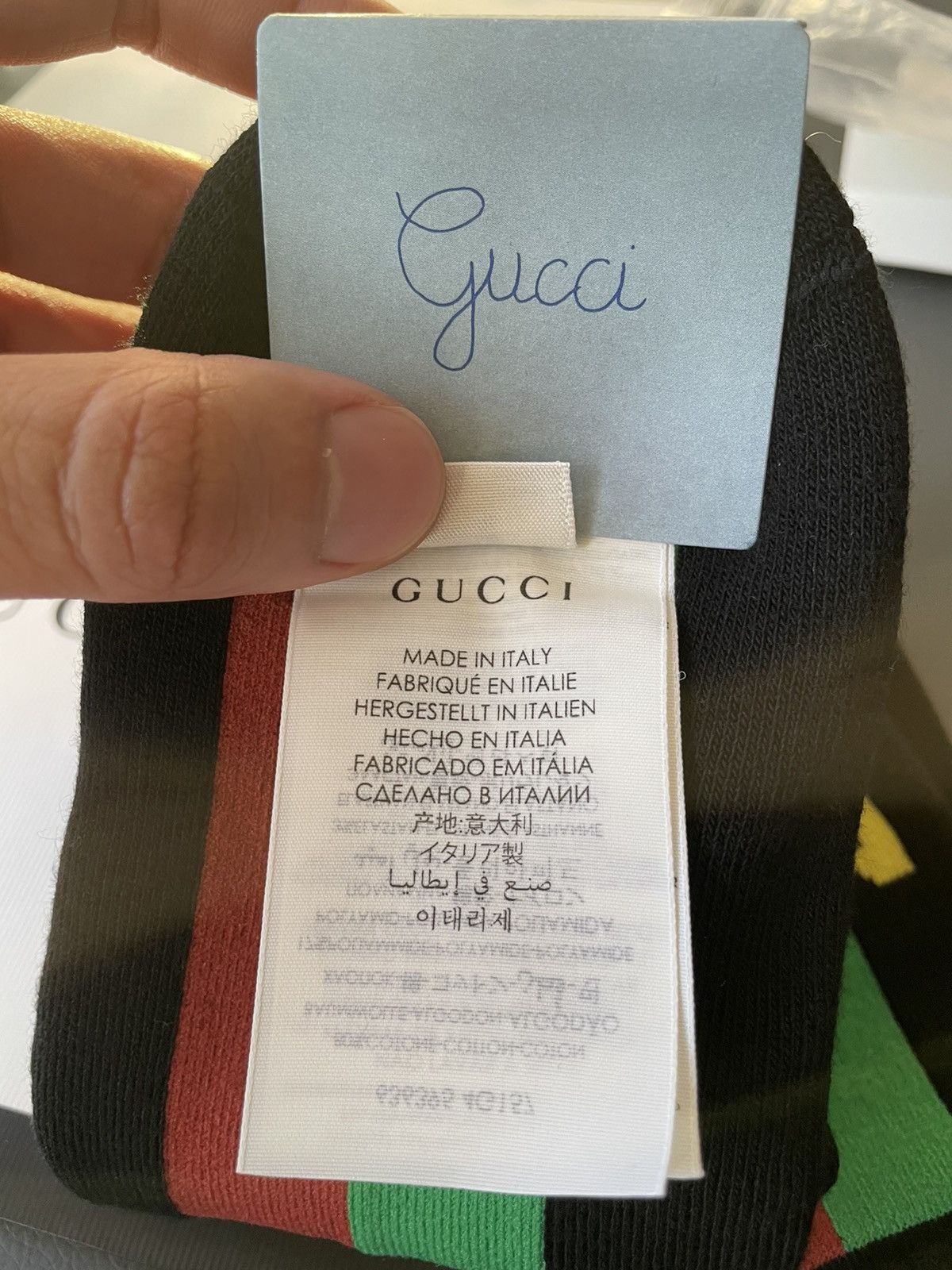 Gucci Brand New Super Runway Gucci Socks Size ONE SIZE - 8 Thumbnail