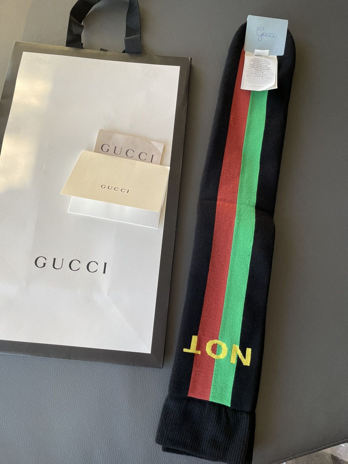 Gucci Brand New Super Runway Gucci Socks Size ONE SIZE - 4 Thumbnail