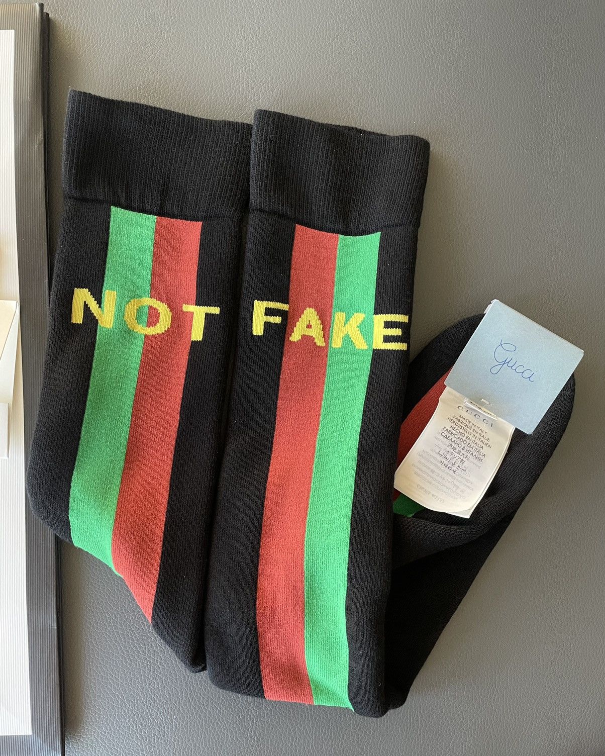 Gucci Brand New Super Runway Gucci Socks Size ONE SIZE - 6 Thumbnail