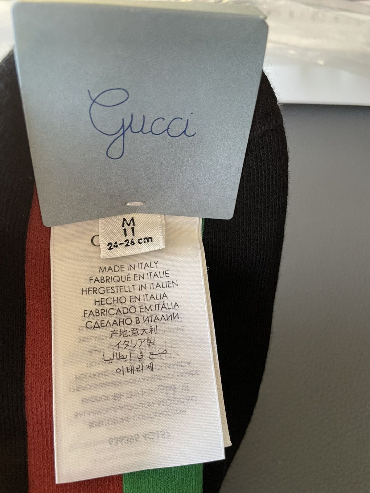 Gucci Brand New Super Runway Gucci Socks Size ONE SIZE - 7 Thumbnail