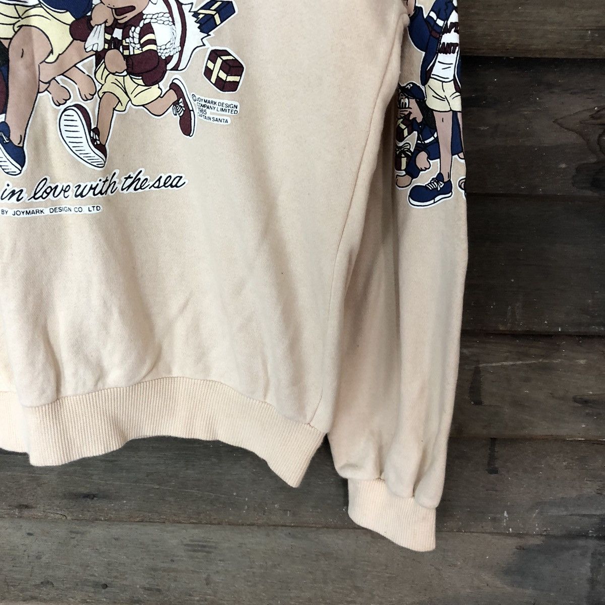 Captain Santors Captain Santa vintage Cream Sweatshirt #3194 Size US L / EU 52-54 / 3 - 5 Thumbnail
