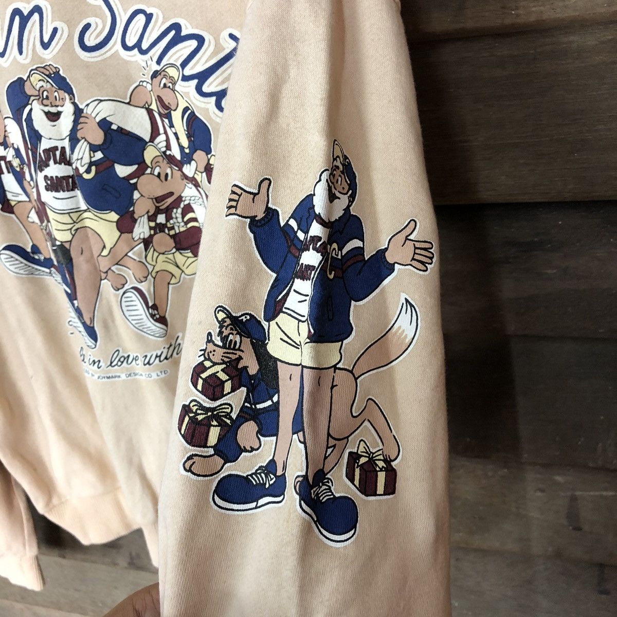 Captain Santors Captain Santa vintage Cream Sweatshirt #3194 Size US L / EU 52-54 / 3 - 8 Thumbnail