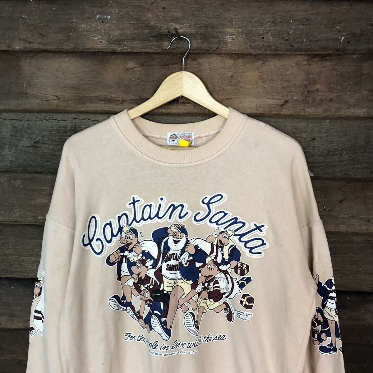 Captain Santors Captain Santa vintage Cream Sweatshirt #3194 Size US L / EU 52-54 / 3 - 2 Thumbnail