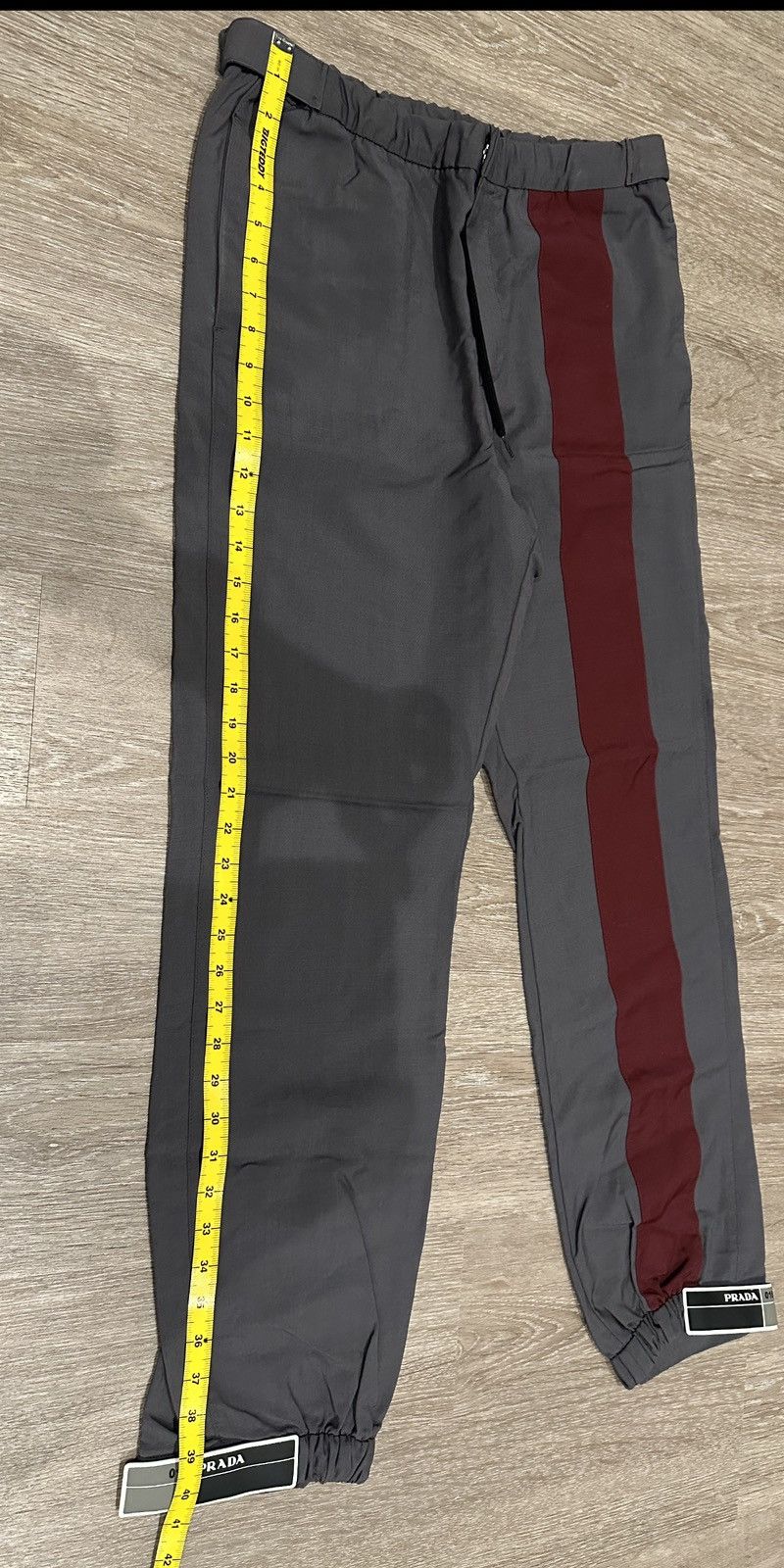 Prada Prada Milano SS018 Velcro Strap Pants Trackpants Logo Tab Size US 33 - 23 Thumbnail