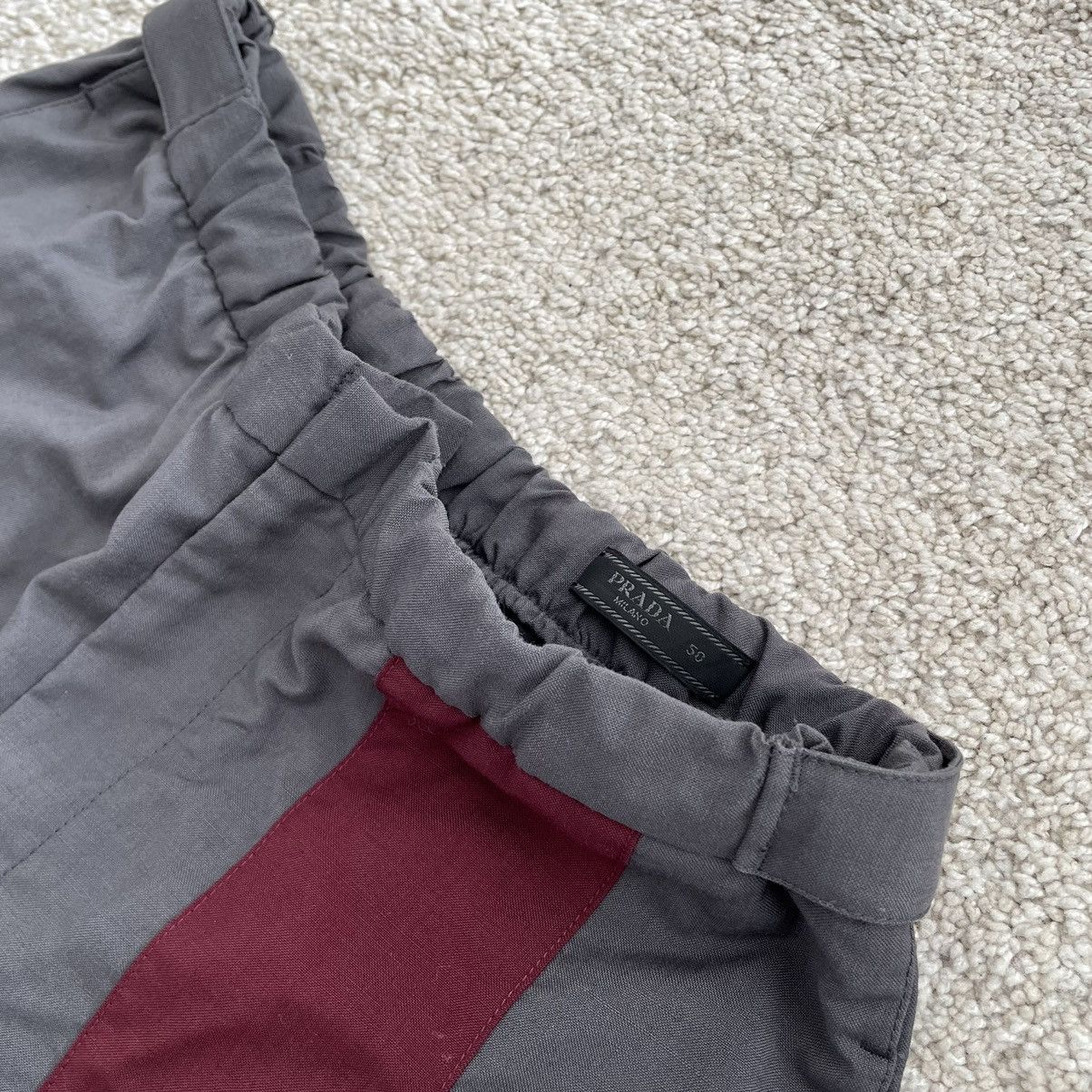Prada Prada Milano SS018 Velcro Strap Pants Trackpants Logo Tab Size US 33 - 6 Thumbnail