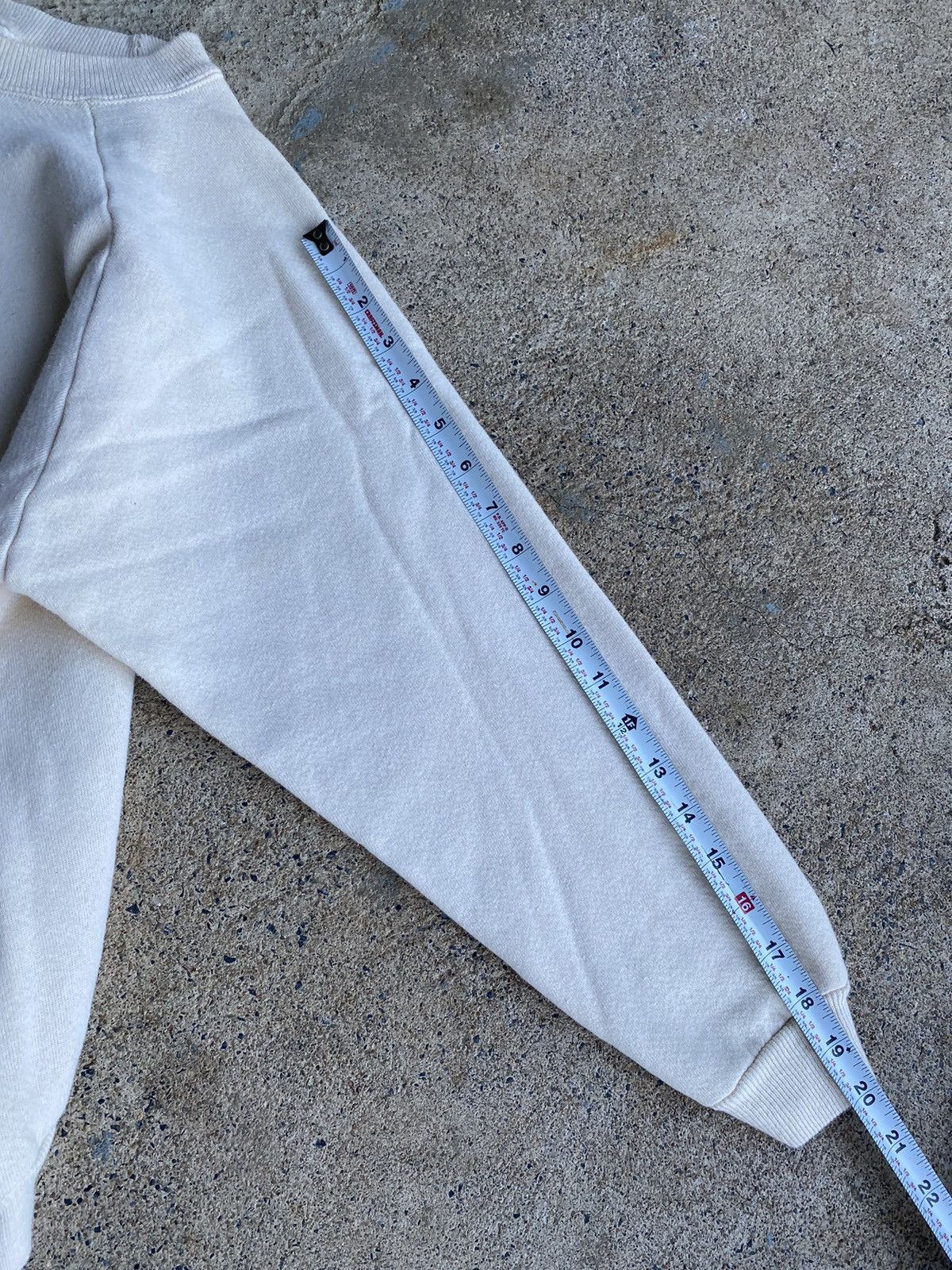 Vintage Vintage 80’s 90’s Albert Einstein Raglan Cream Sweatshirt Size US M / EU 48-50 / 2 - 13 Thumbnail