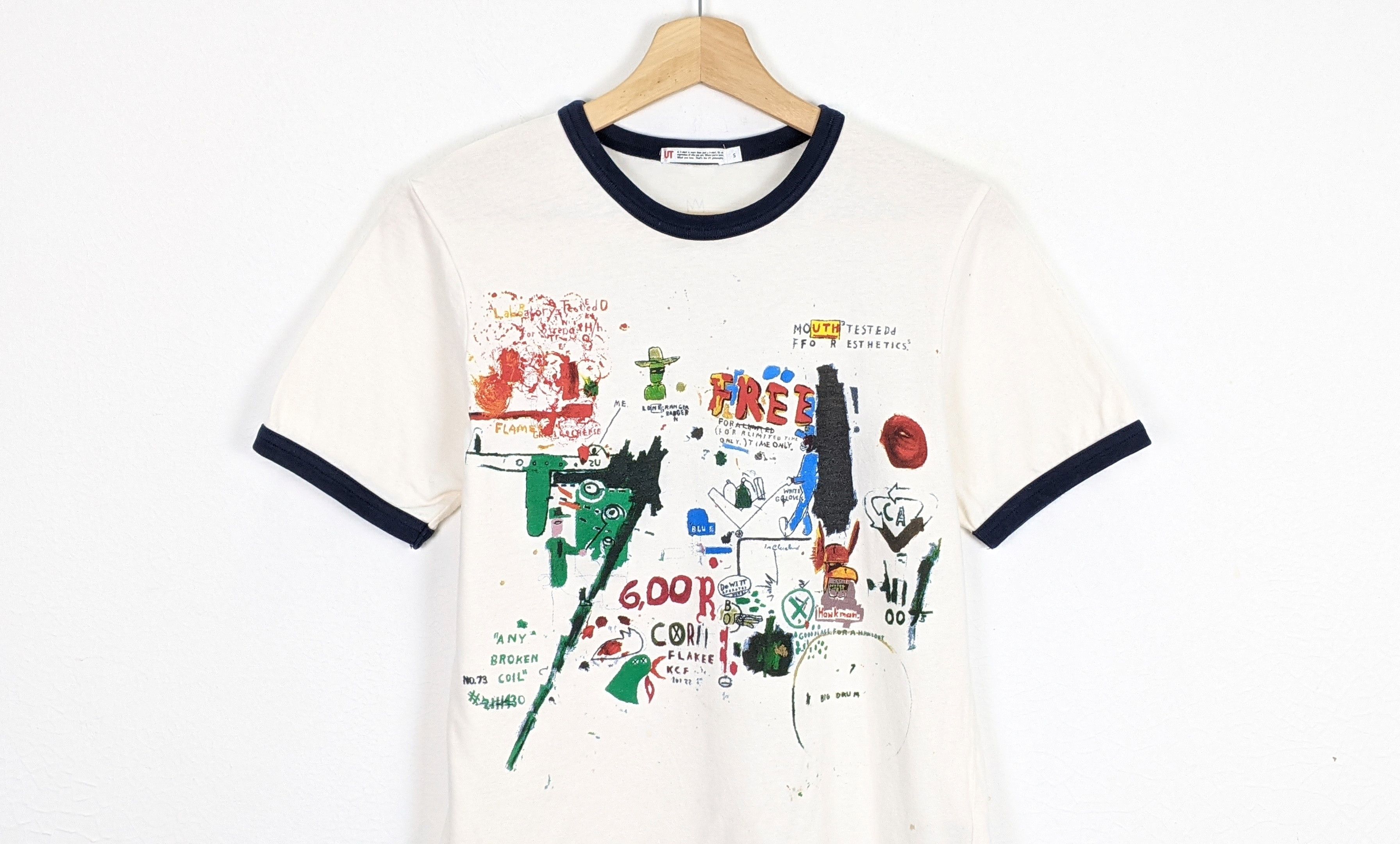 Jean-Michel Basquiat Jean Michel Basquiat Ringer Art shirt Size US S / EU 44-46 / 1 - 2 Thumbnail