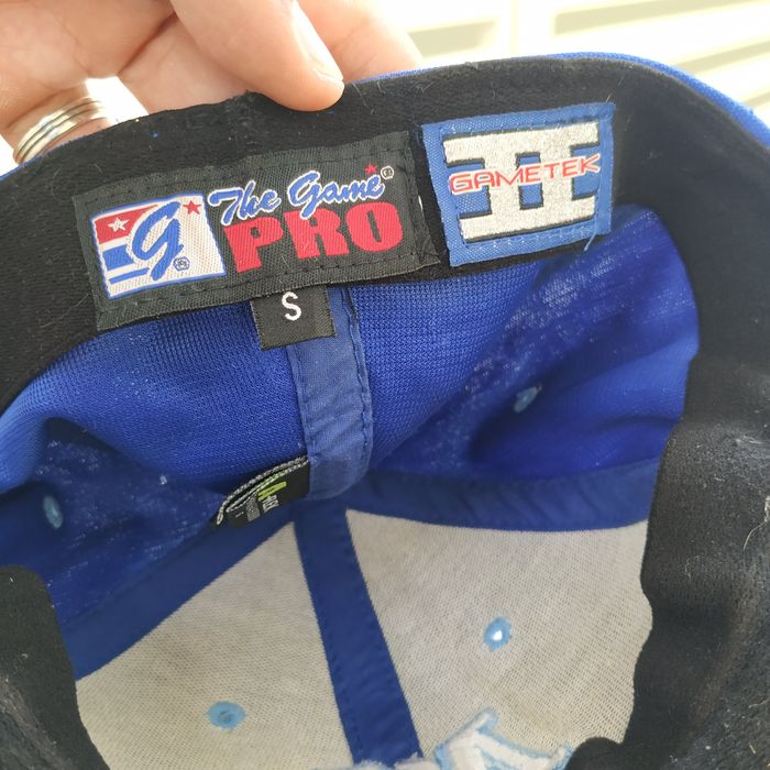 the-game-mns-the-game-baseball-hat-blue-fitted-cap-grailed