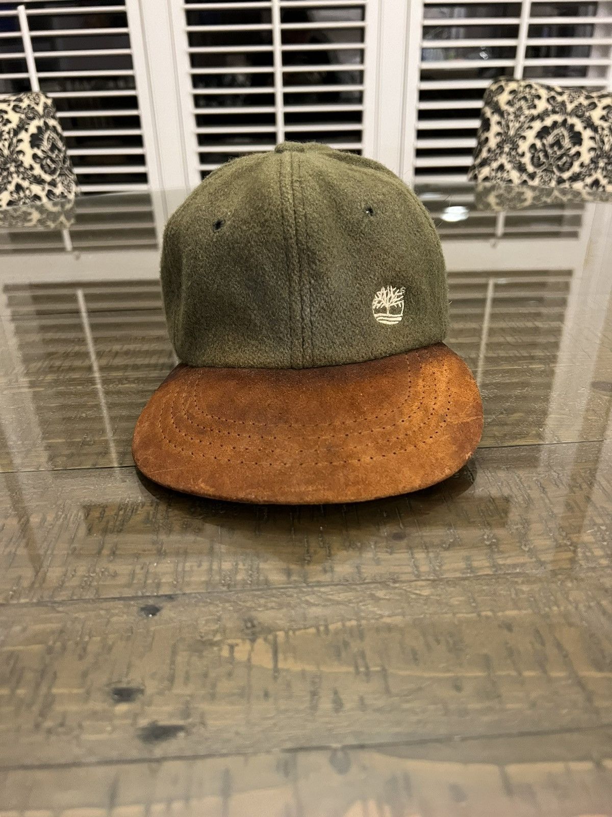 Timberland × Vintage Vintage Distressed Timberland Hat Green Size ONE SIZE - 1 Thumbnail