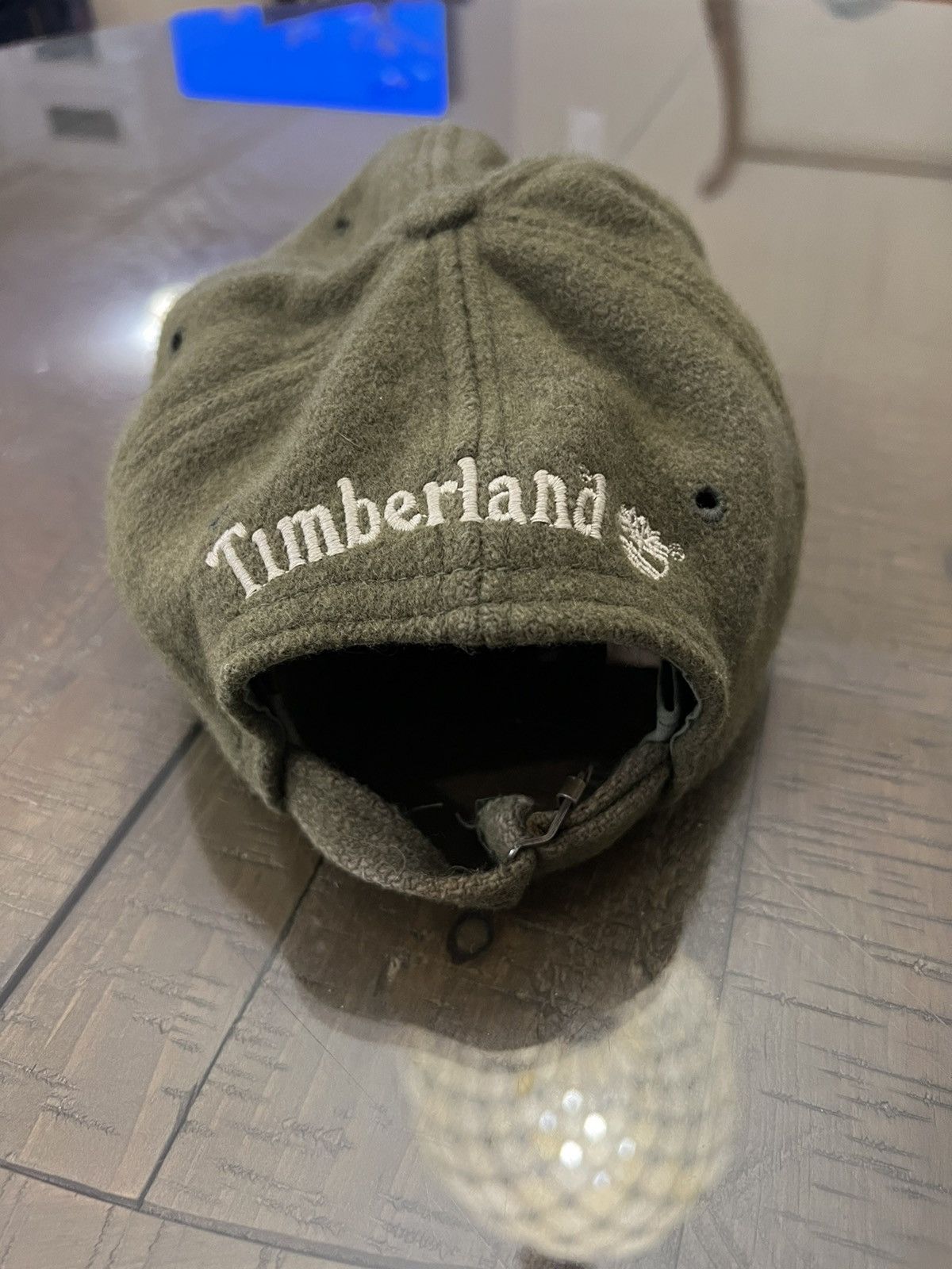 Timberland × Vintage Vintage Distressed Timberland Hat Green Size ONE SIZE - 5 Thumbnail
