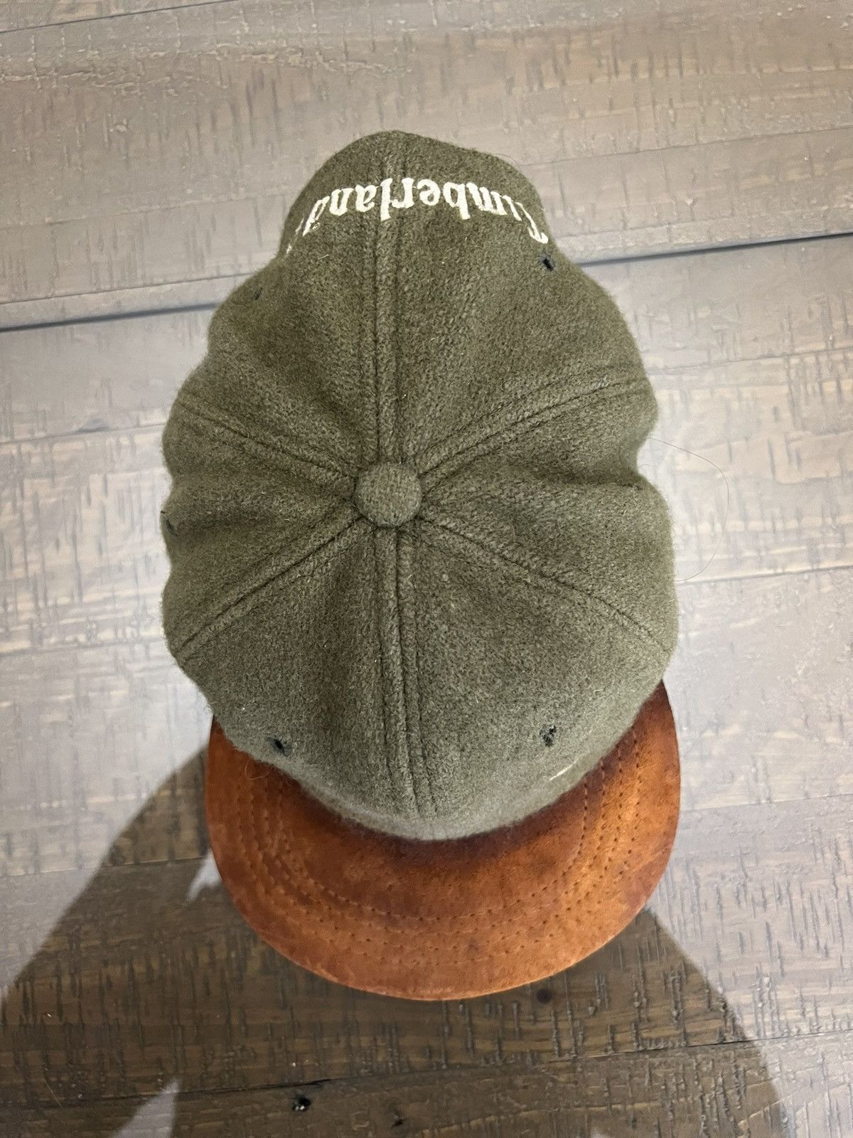 Timberland × Vintage Vintage Distressed Timberland Hat Green Size ONE SIZE - 4 Thumbnail