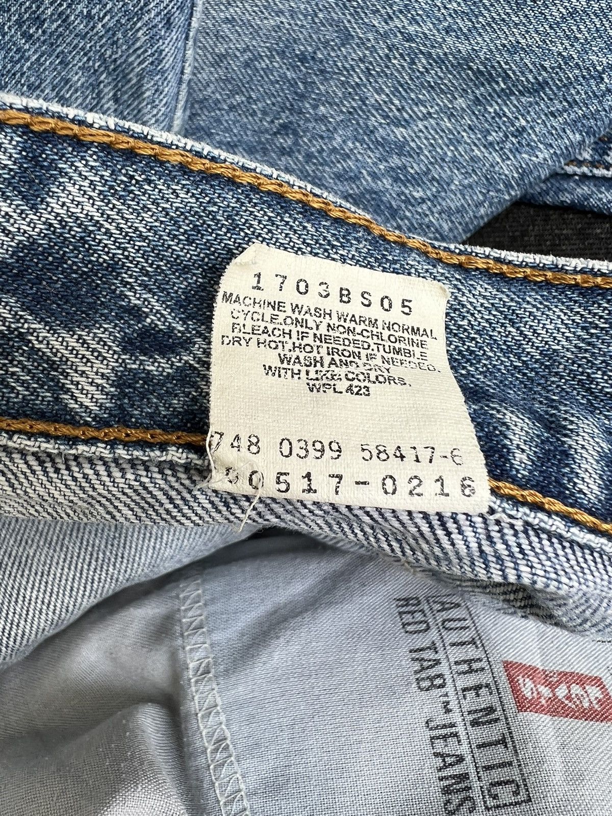 Levi's × Vintage Flare Vintage 1999 Levi’s 517 Fade Blue Denim Jeans Size US 31 - 21 Thumbnail