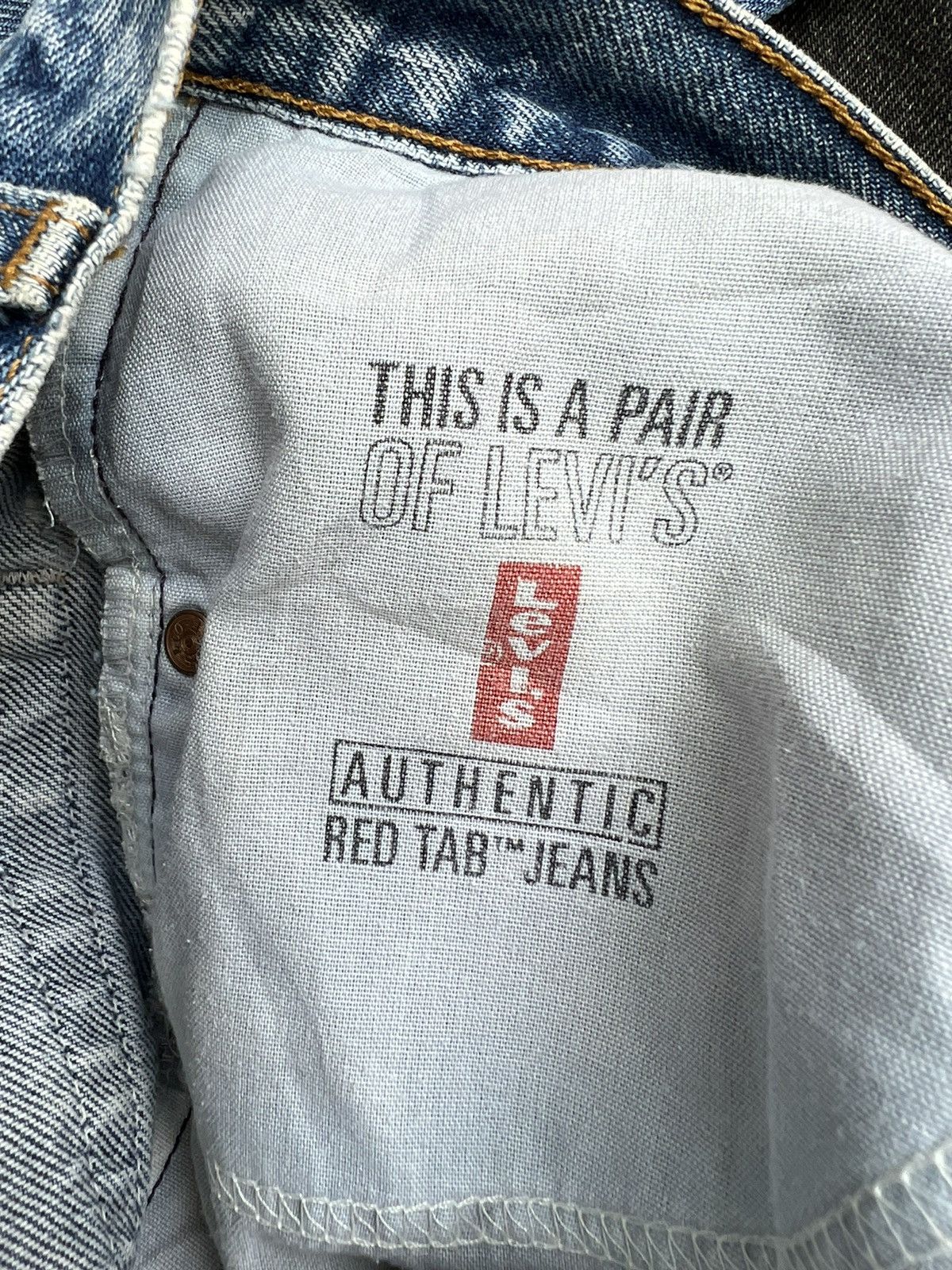 Levi's × Vintage Flare Vintage 1999 Levi’s 517 Fade Blue Denim Jeans Size US 31 - 19 Thumbnail