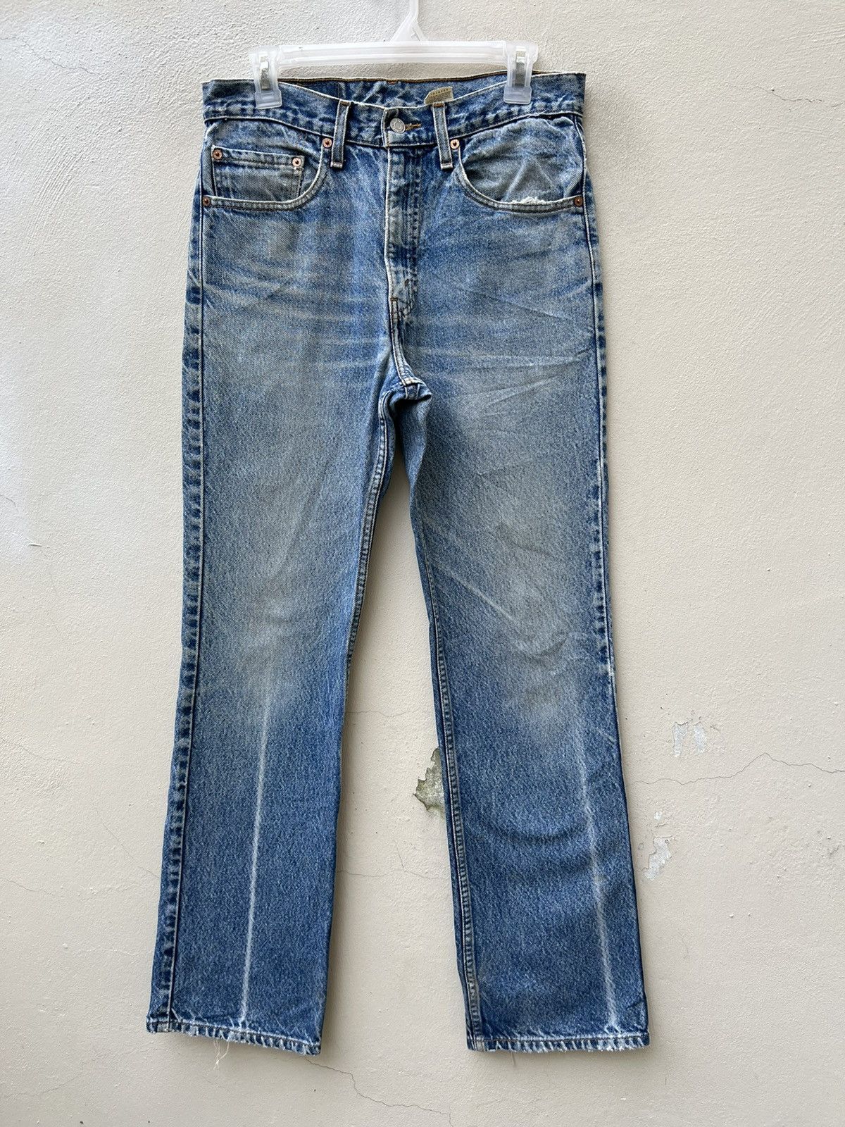 Levi's × Vintage Flare Vintage 1999 Levi’s 517 Fade Blue Denim Jeans Size US 31 - 6 Thumbnail