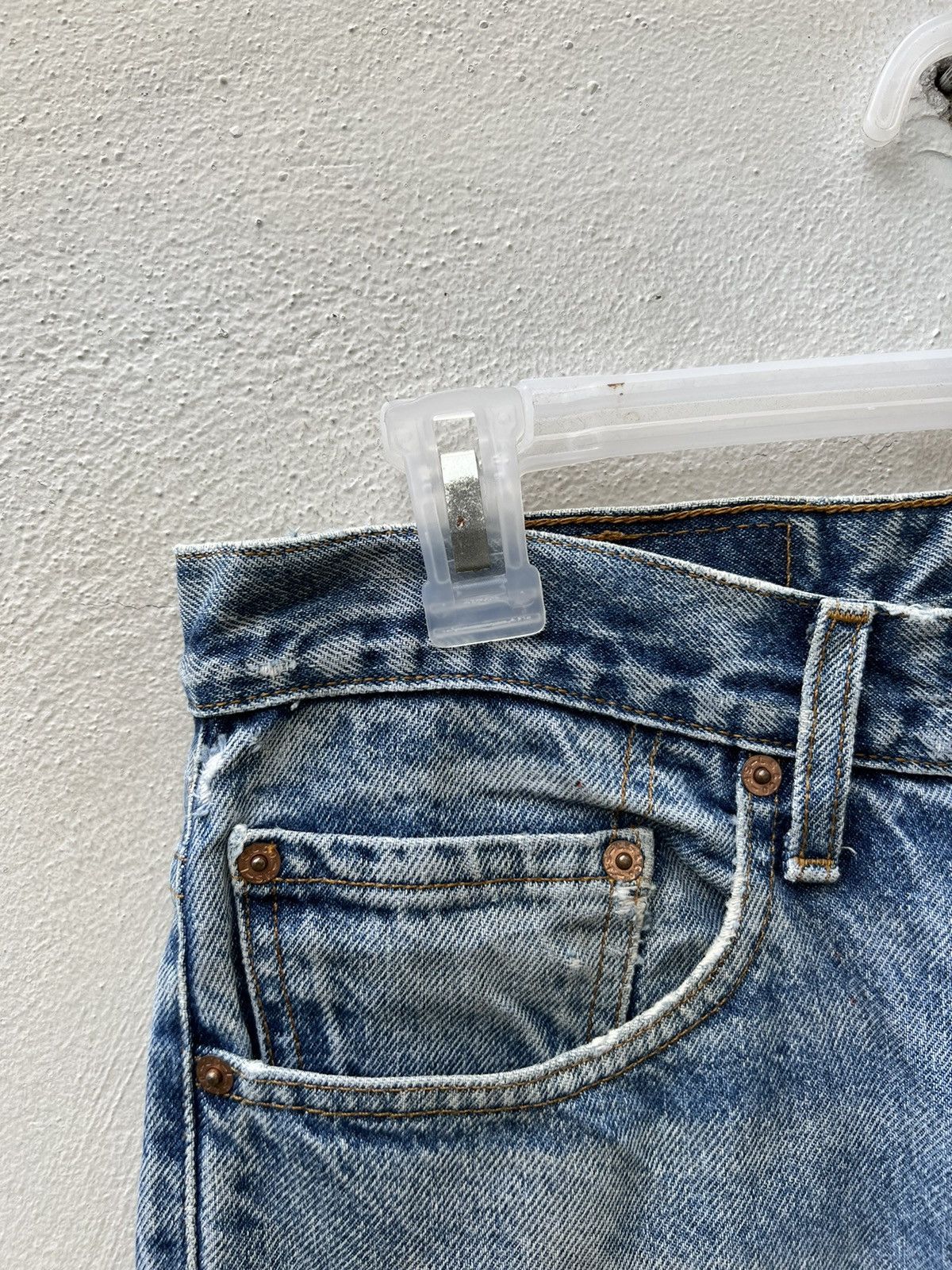 Levi's × Vintage Flare Vintage 1999 Levi’s 517 Fade Blue Denim Jeans Size US 31 - 8 Thumbnail
