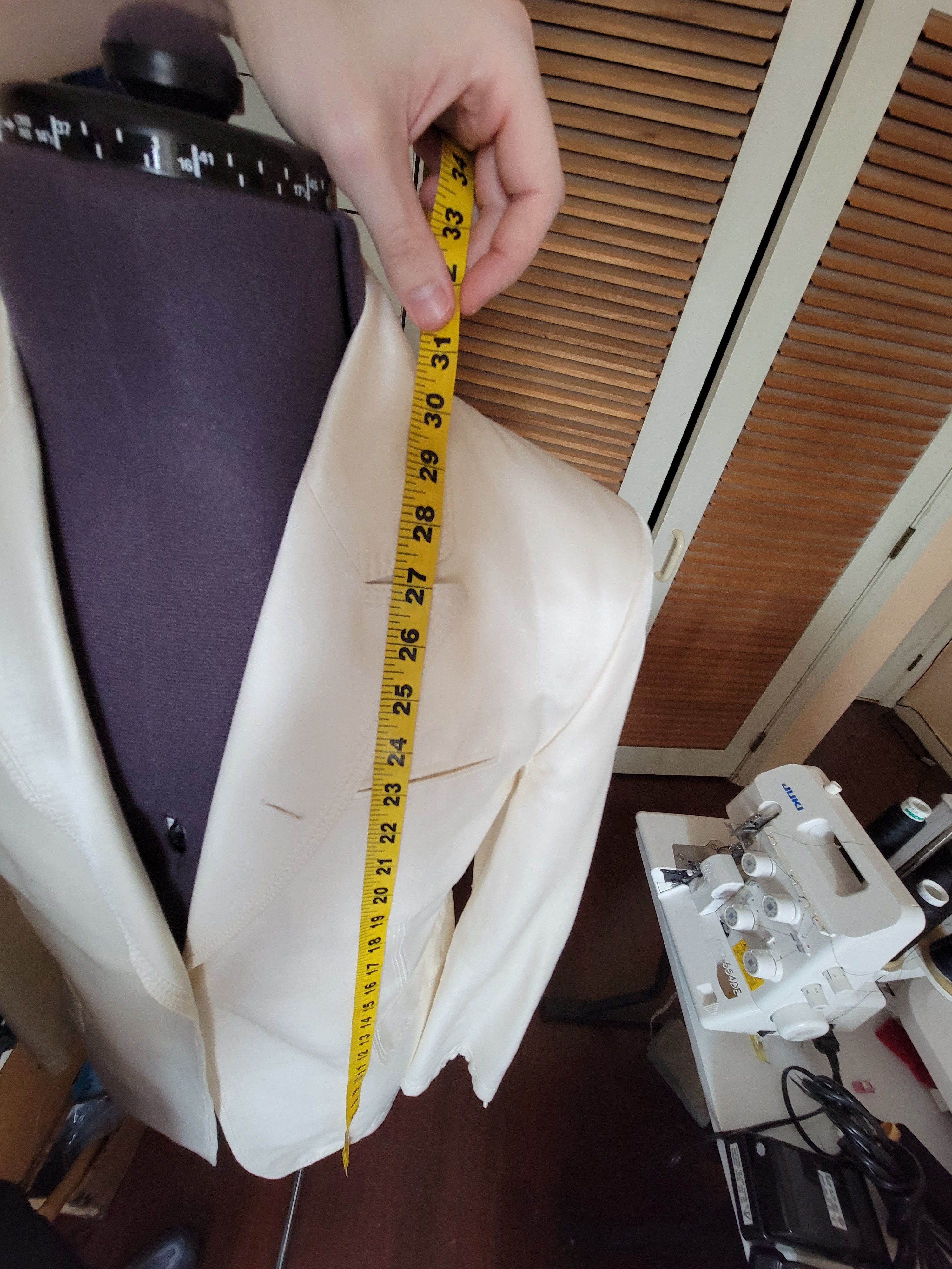 Ann Demeulemeester SS 2011 Ann D white silk cotton blazer size S Size 38R - 10 Thumbnail